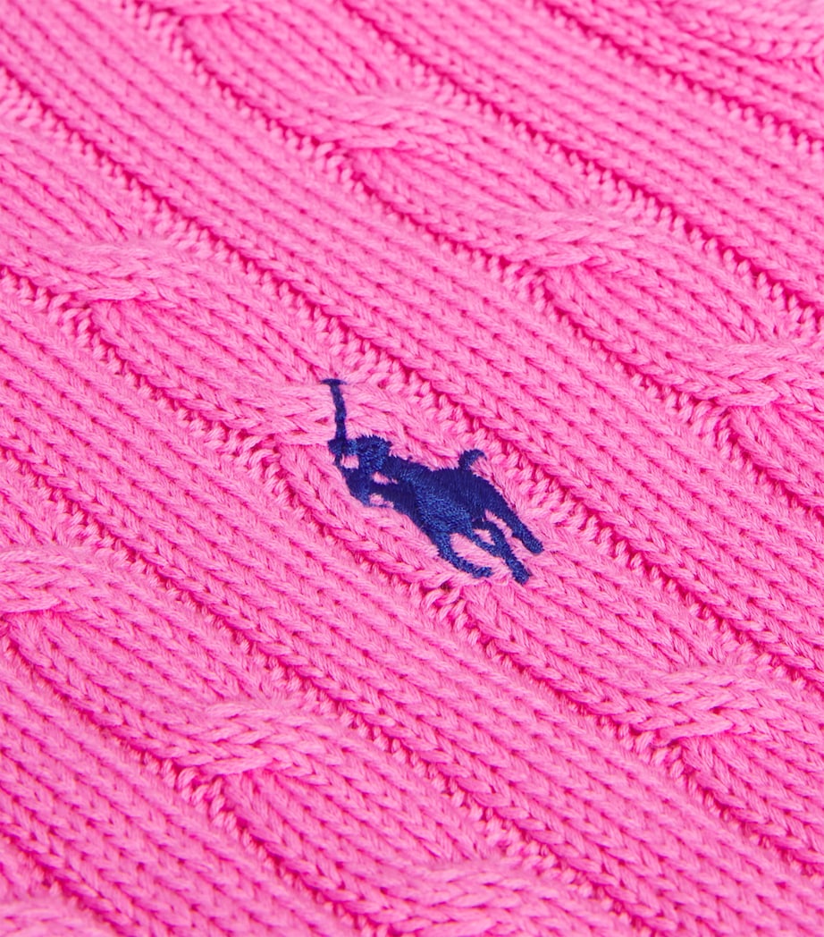 Cotton Short-Sleeve Cardigan DALIA PINK Image 5