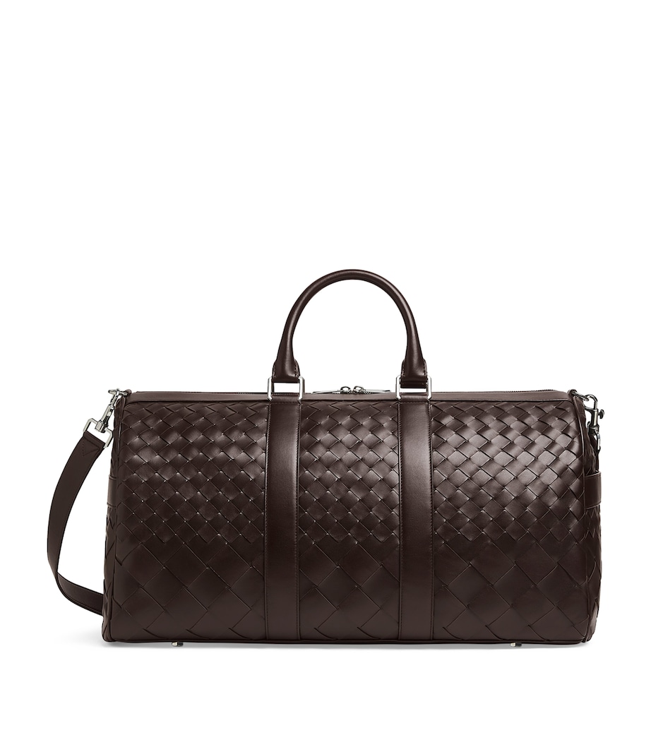 Bottega Veneta Medium Leather Intrecciato Duffle Bag Image 1