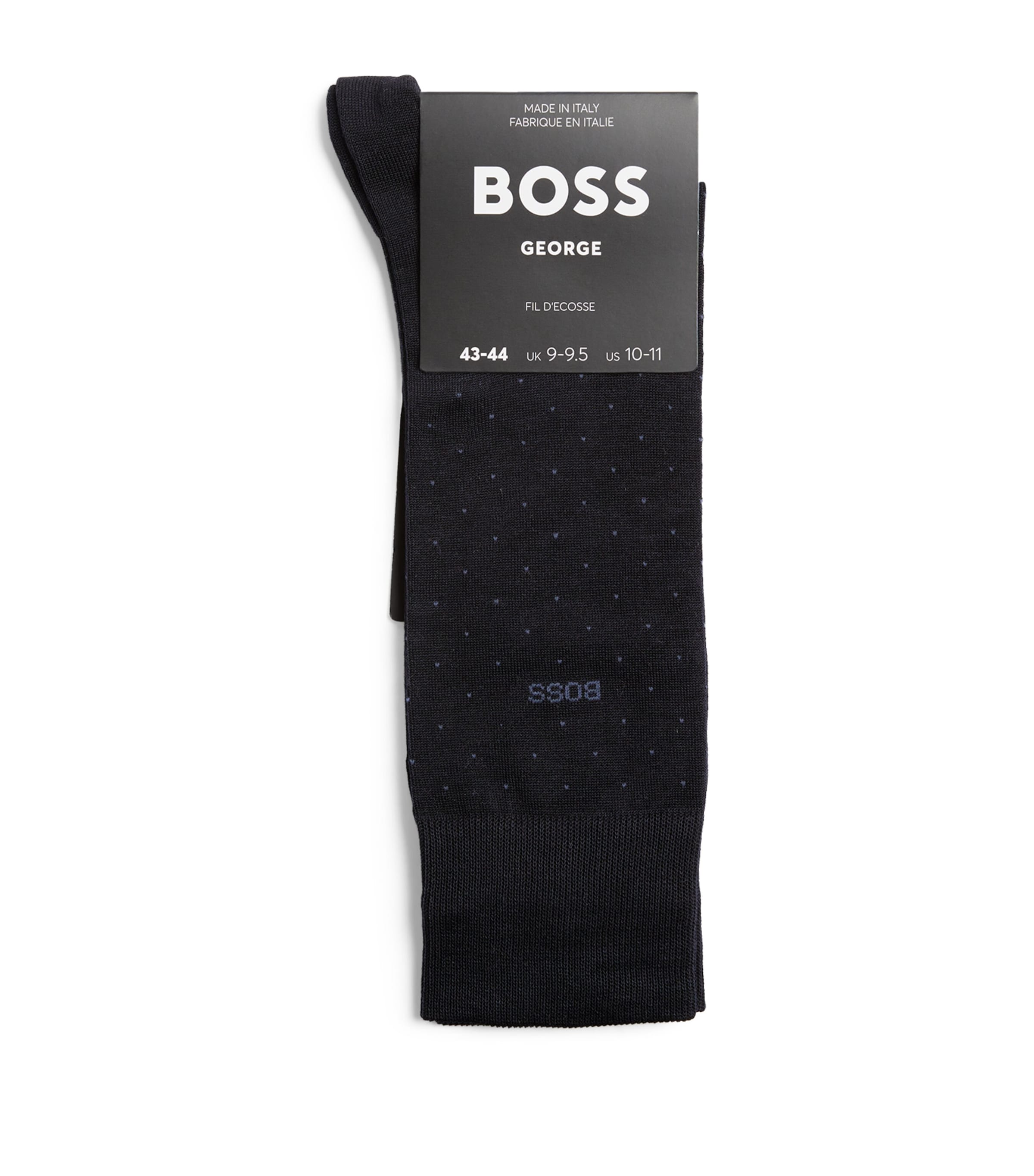 Hugo Boss George Pin Dot Socks In Navy