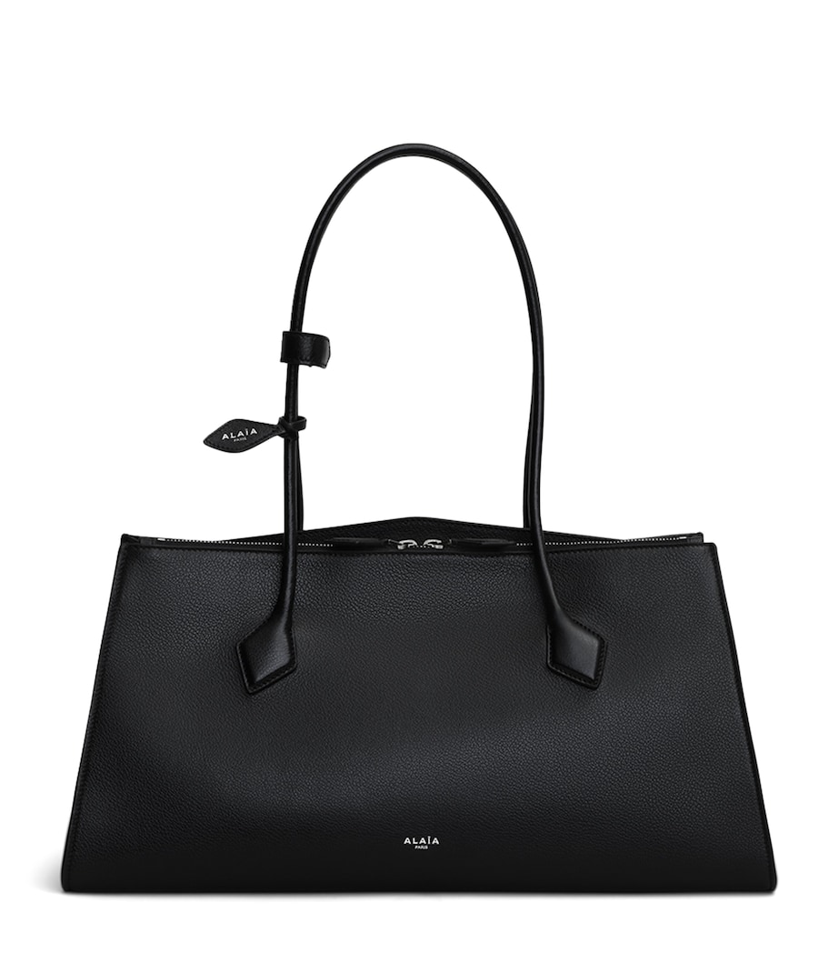 Leather Le Teckel Tote Bag NOIR Image 1