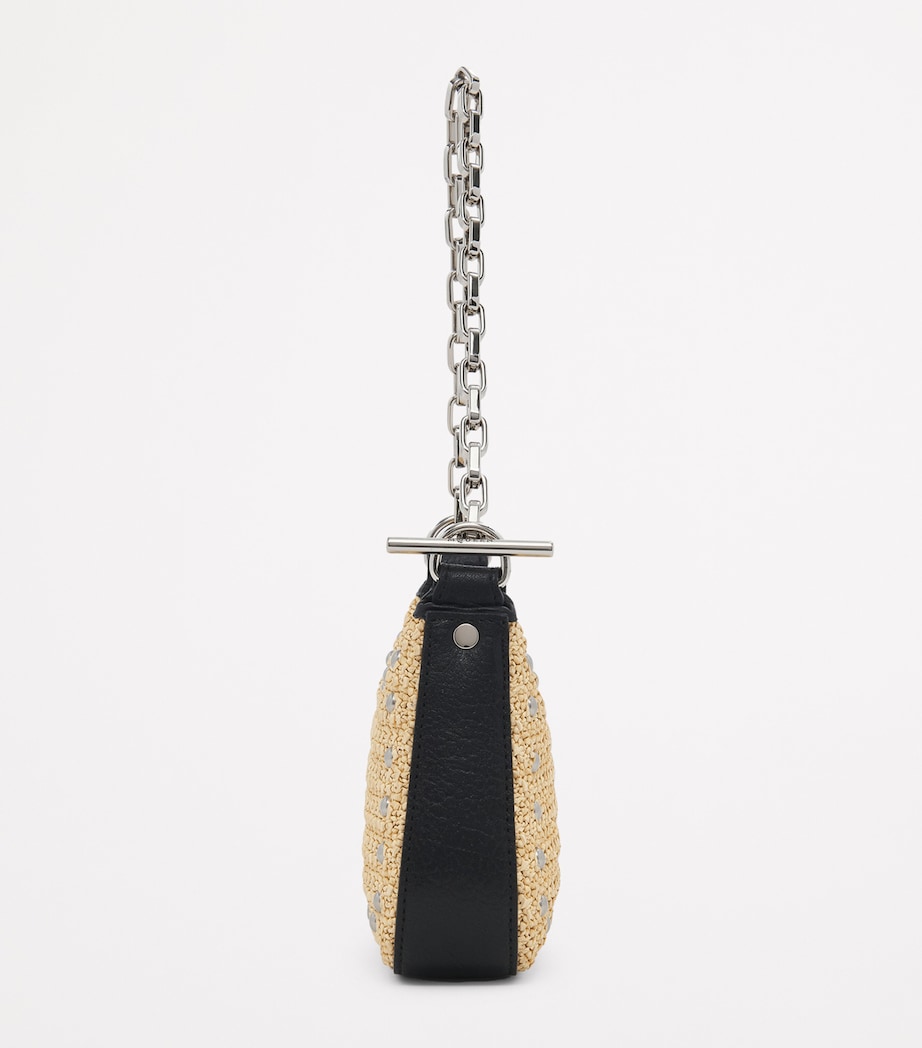 Mini Raffia T-Bar Shoulder Bag 9750 Image 3