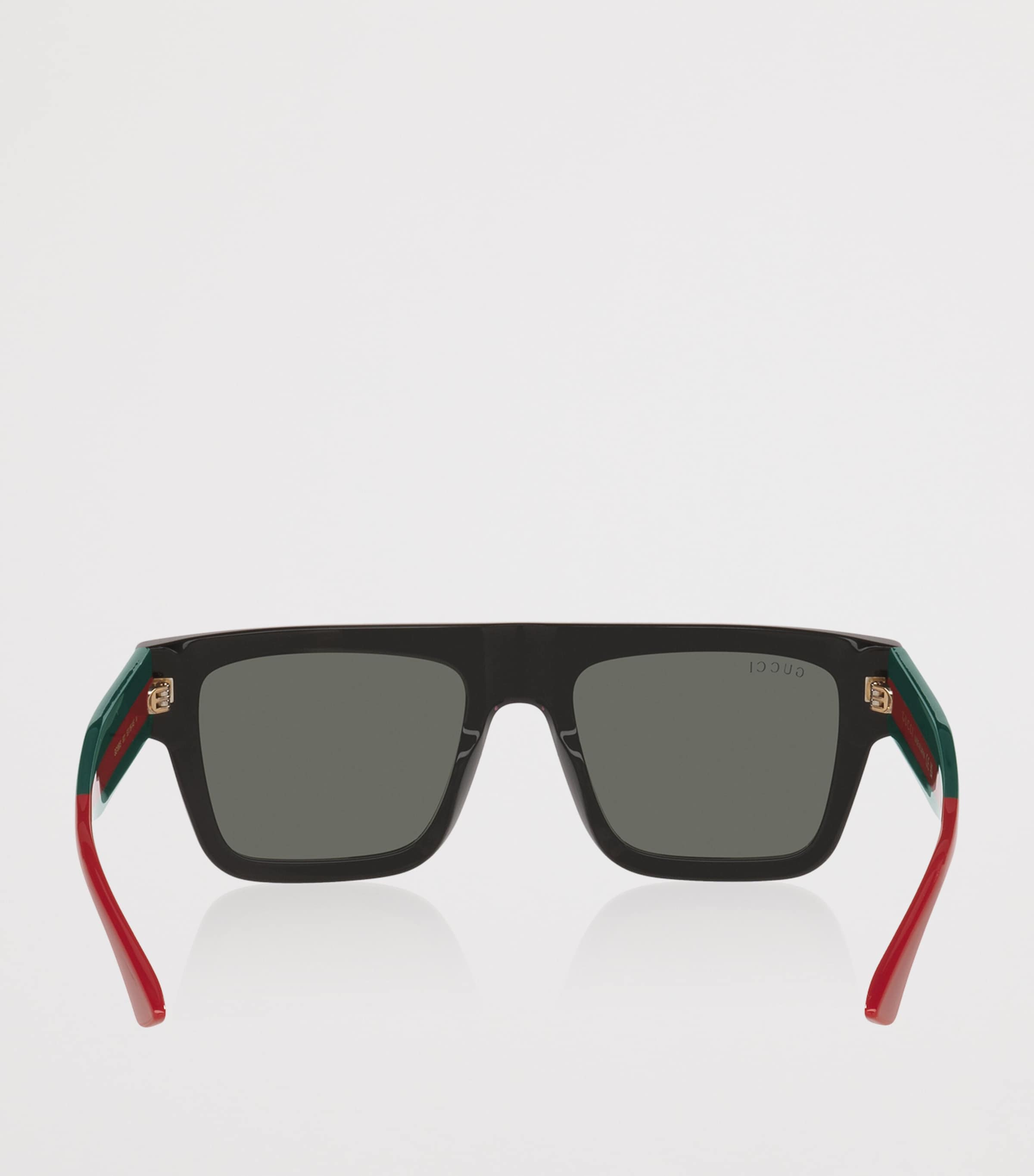 Gucci Acetate Rectangle Sunglasses Image 4