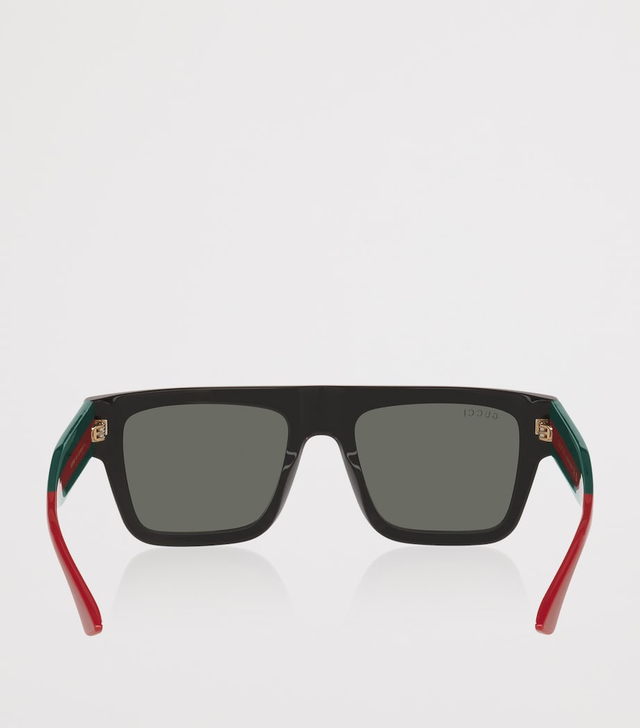Gucci Acetate Rectangle Sunglasses Image 4