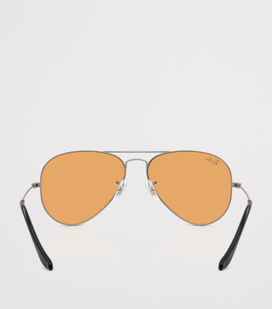Ray-Ban Aviator Classic Aviator Sunglasses Grey Image 4