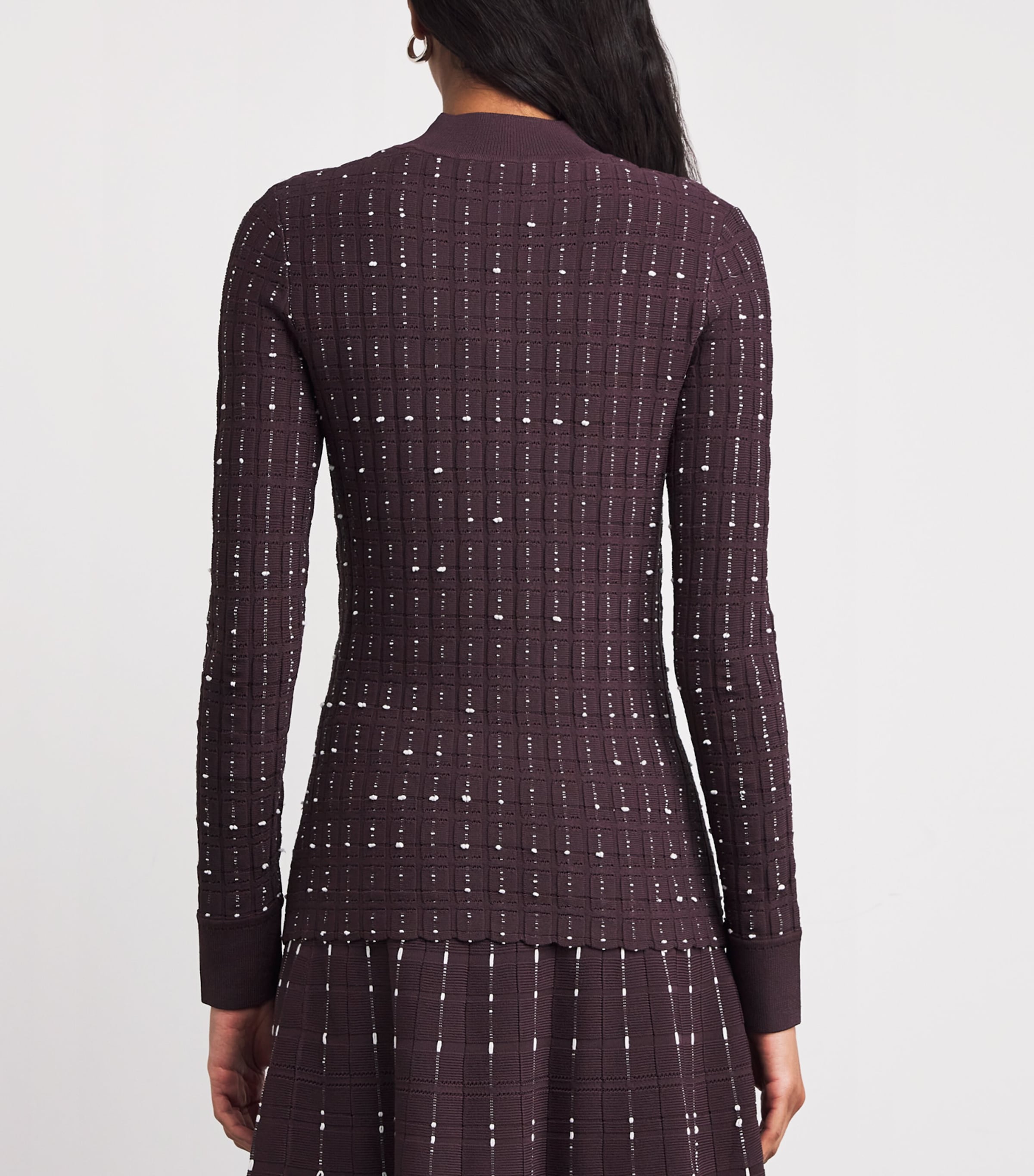 Fragmented Stripe Sweater MARASCHINO/IVORY Image 4