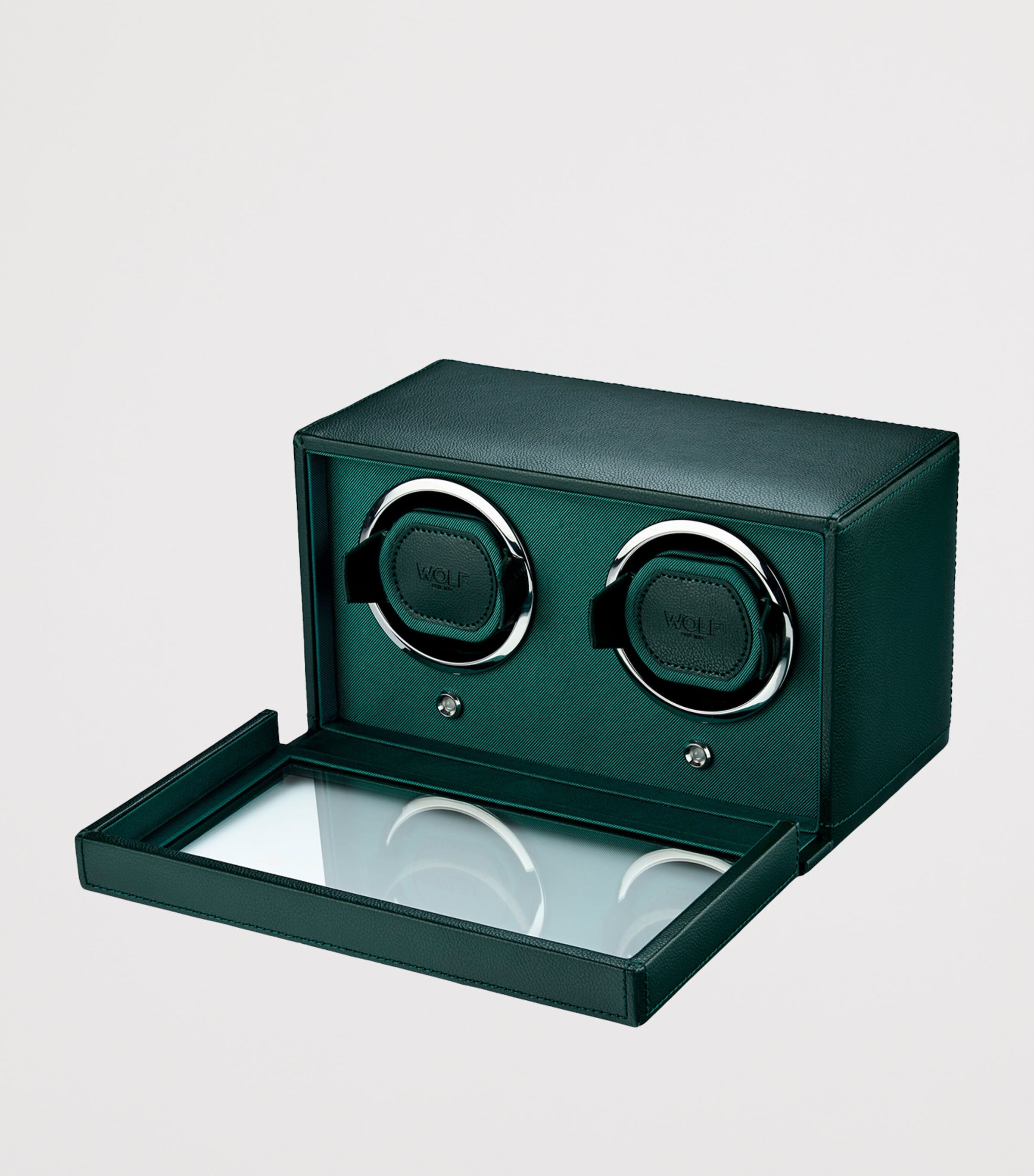 Cub Double Watch Winder with Cover GREEN Image 3