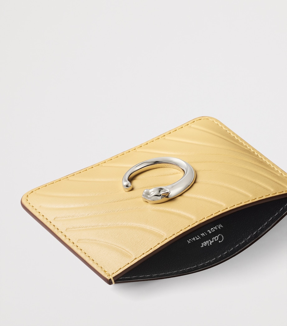Quilted Panthère de Cartier Card Holder MIMOSA Image 4