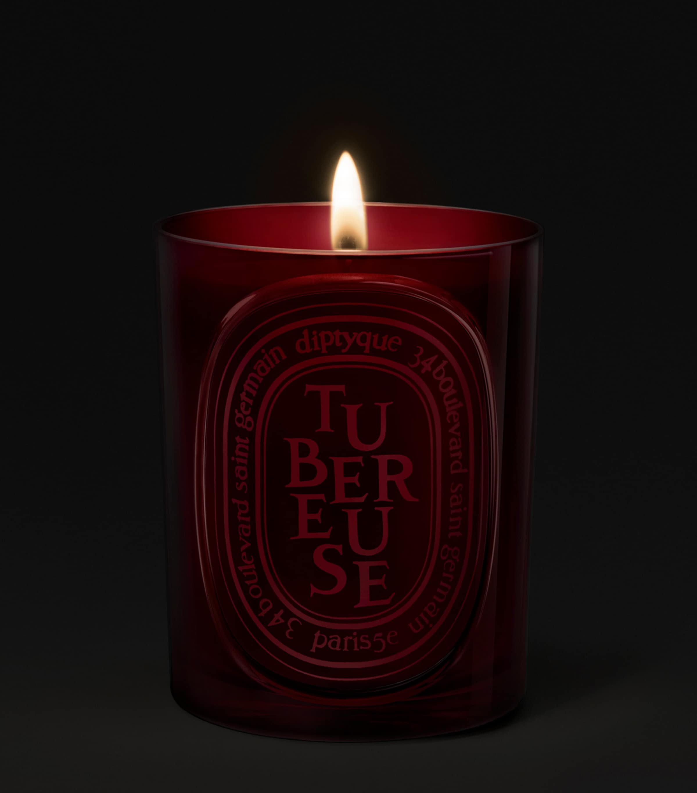Diptyque Tubereuse Coloured Candle (300g) Image 2