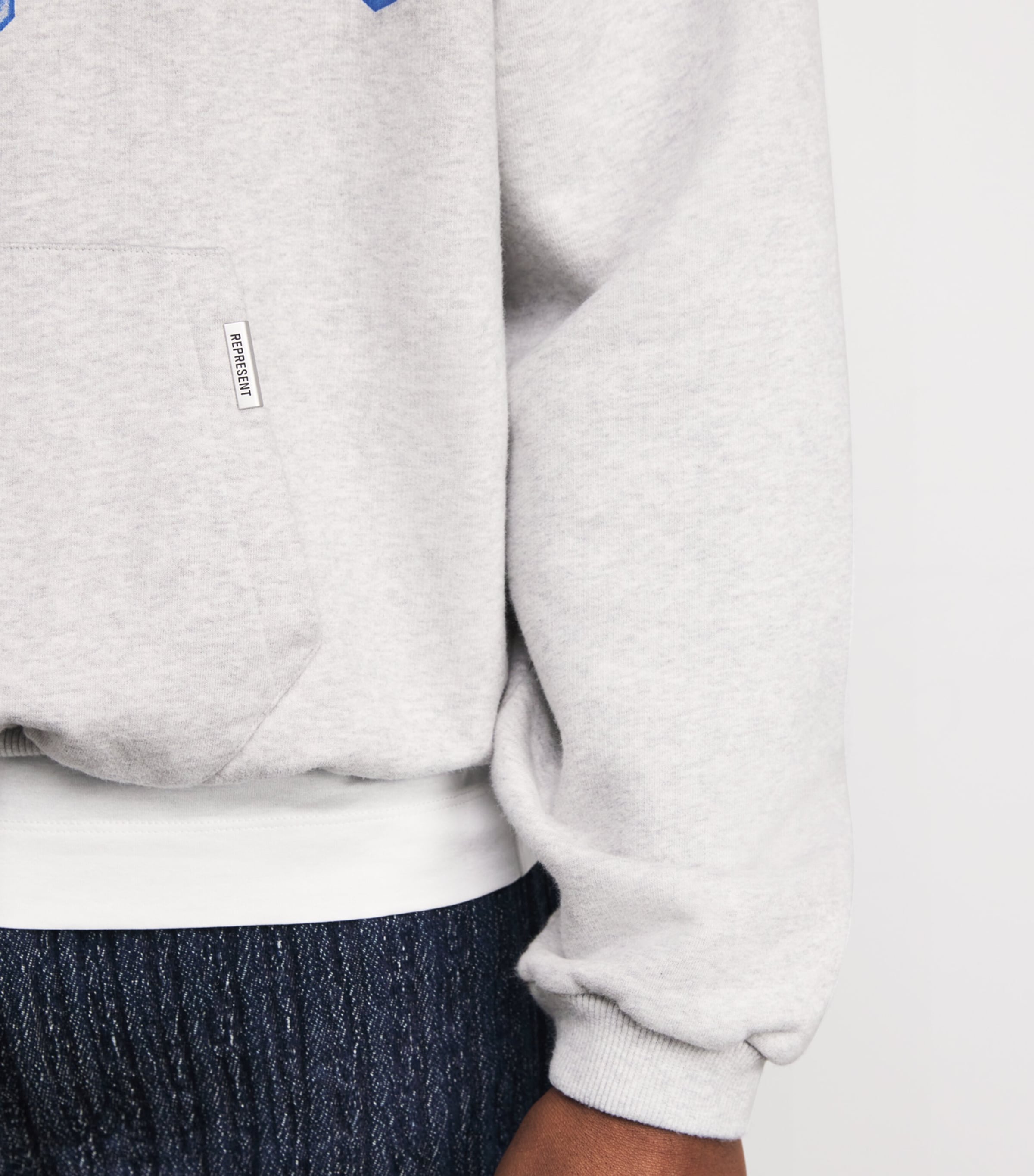 Cotton Owner’s Club Hoodie SPRAY GREY MARL Image 6