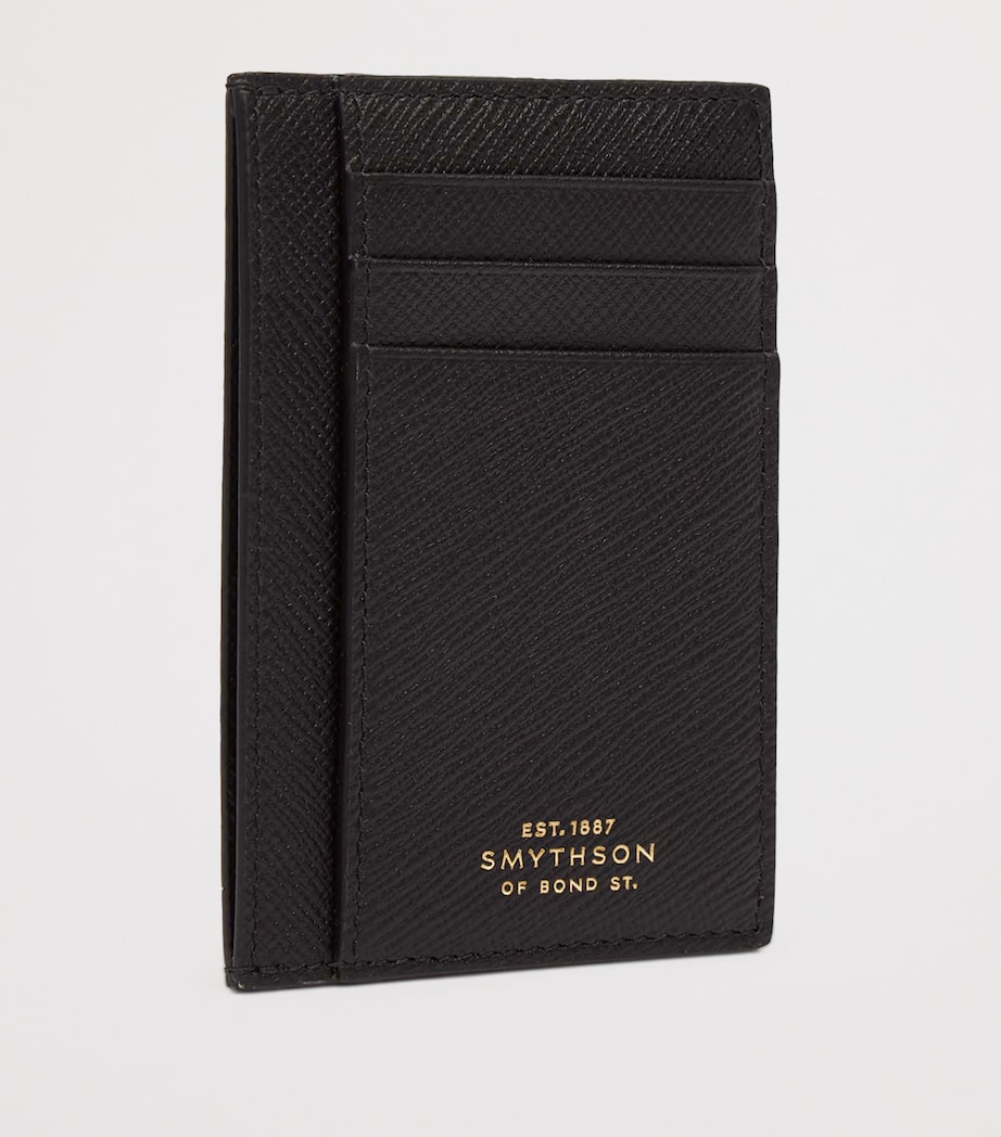 Panama Leather Compact Card Holder BLACK Image 2