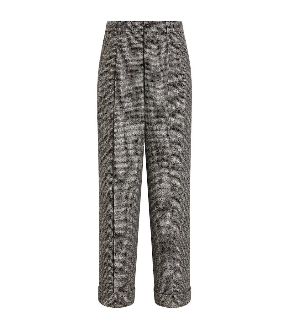 Dolce&Gabbana Mens Birdseye Tailored Trousers Fantasy (not P Image 1