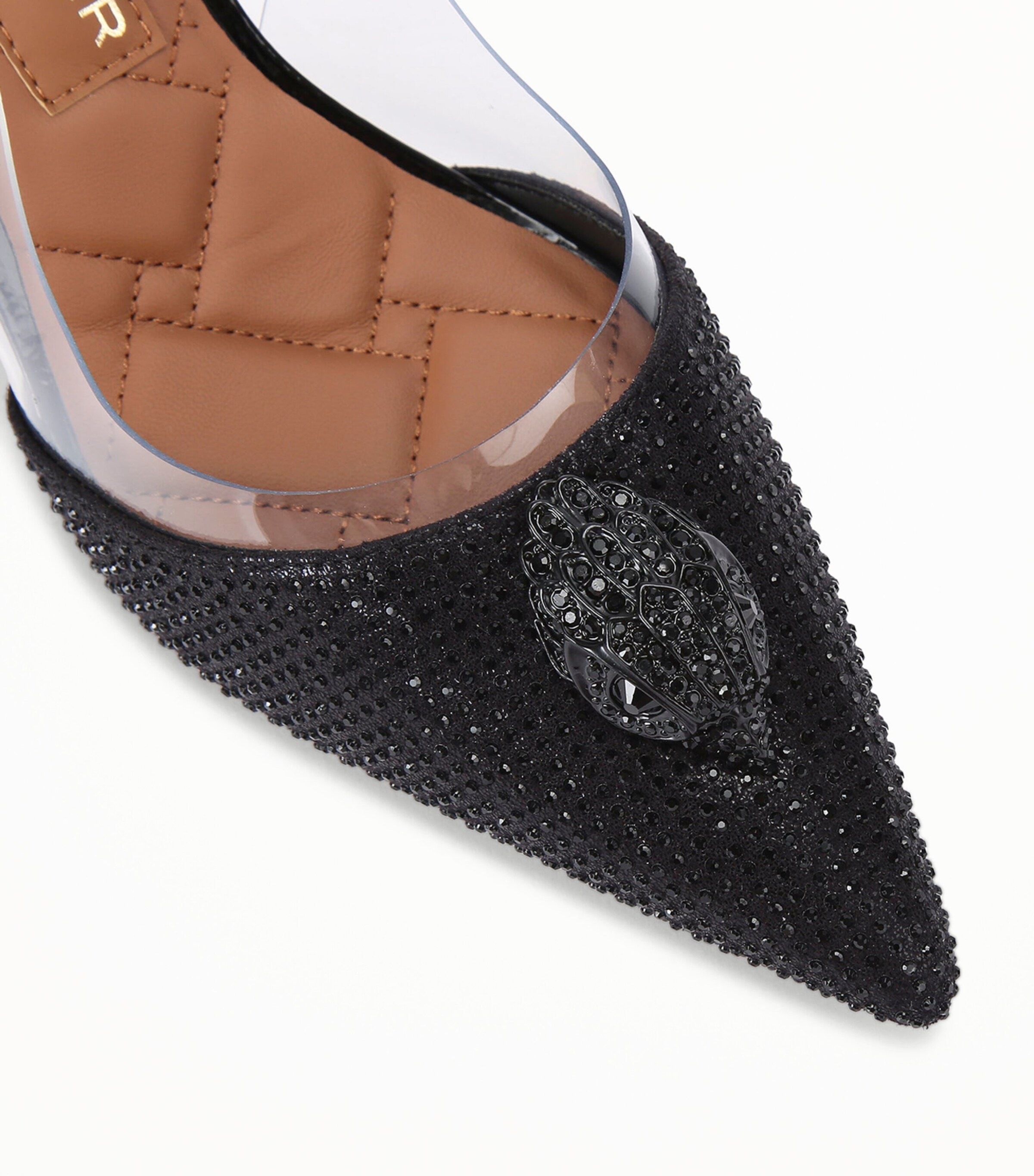 Kurt Geiger London Rhinestone-Embellished Belgravia Slingback Pumps Black Image 4