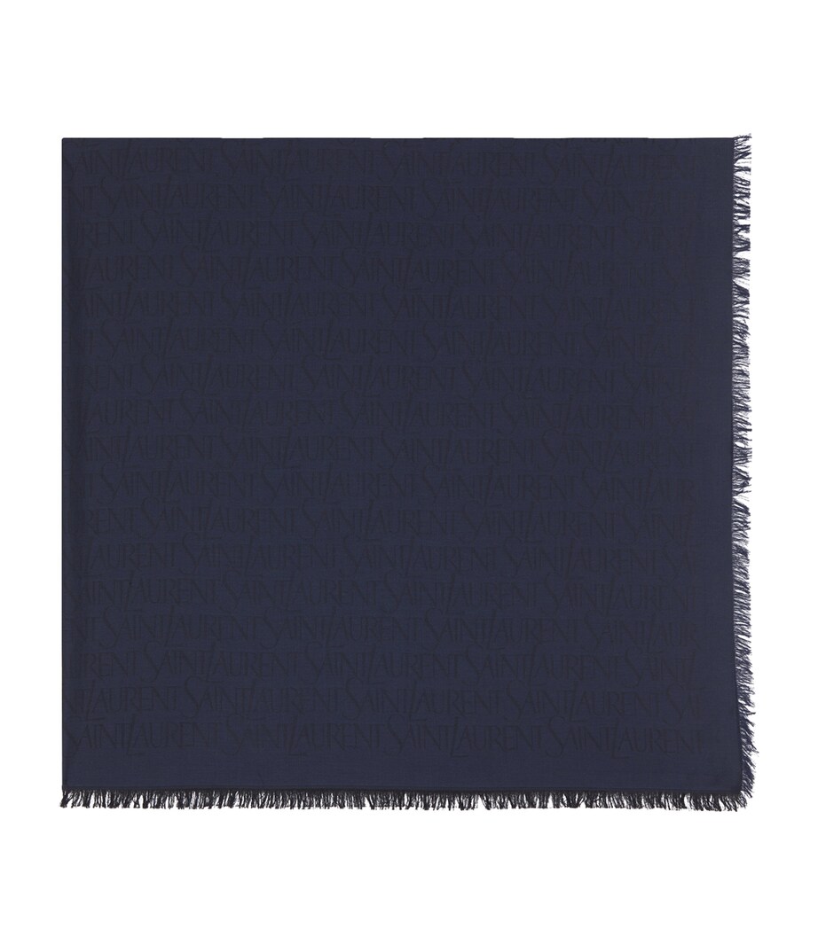 Logo Jacquard Scarf 1068 Image 2