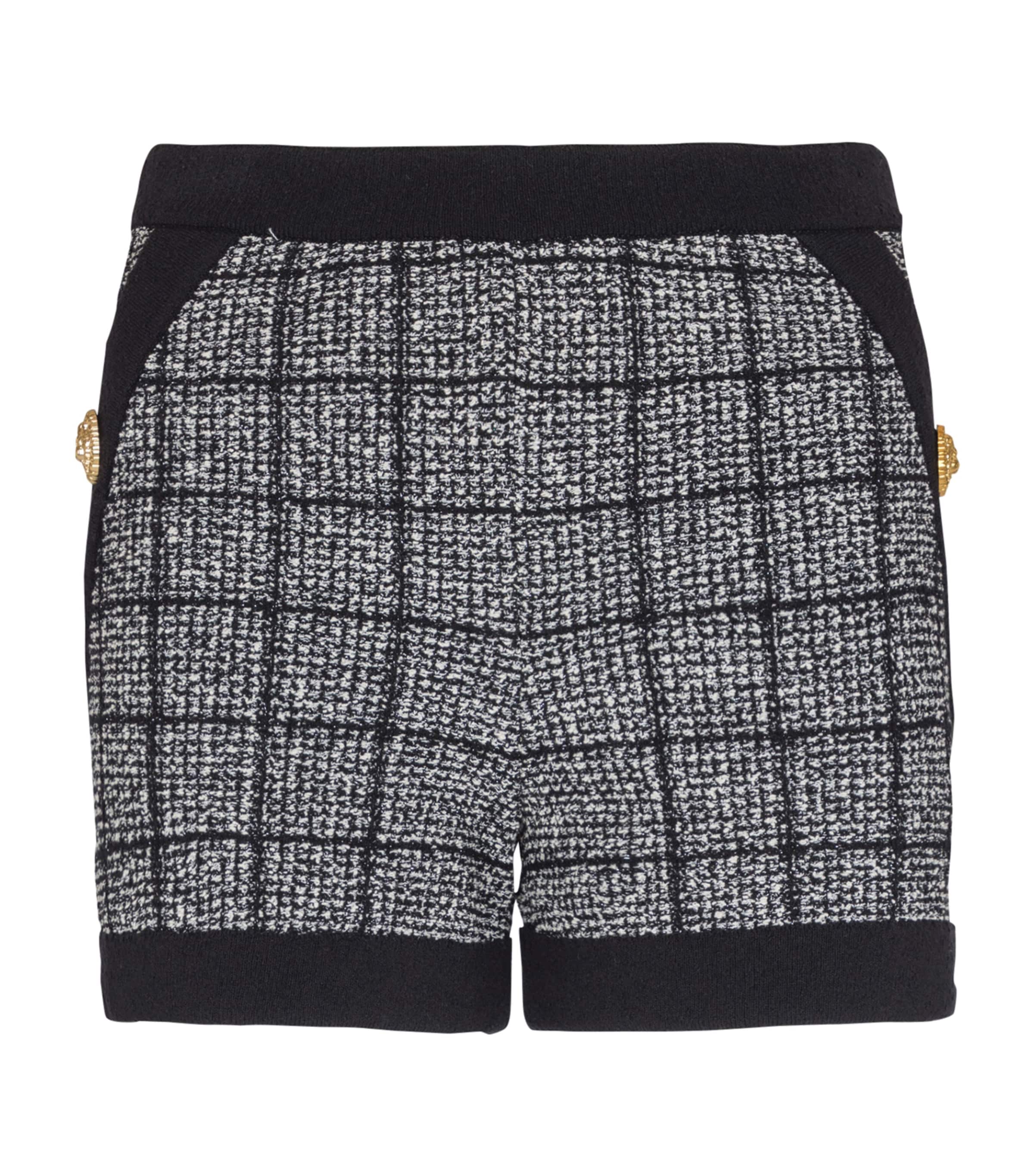Tweed Check Shorts EER NOIR/NATUREL Image 1