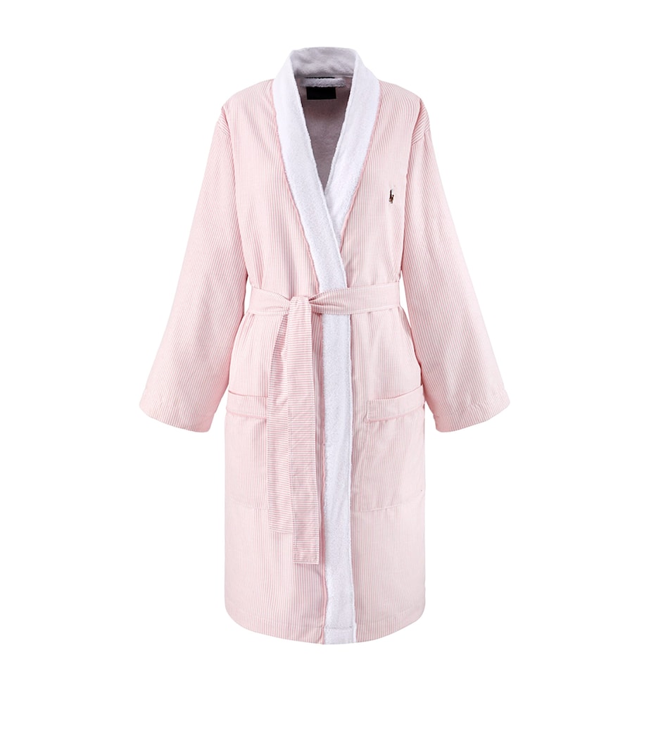 Ralph Lauren Home Cotton Oxford Polo Pony Robe | Harrods US