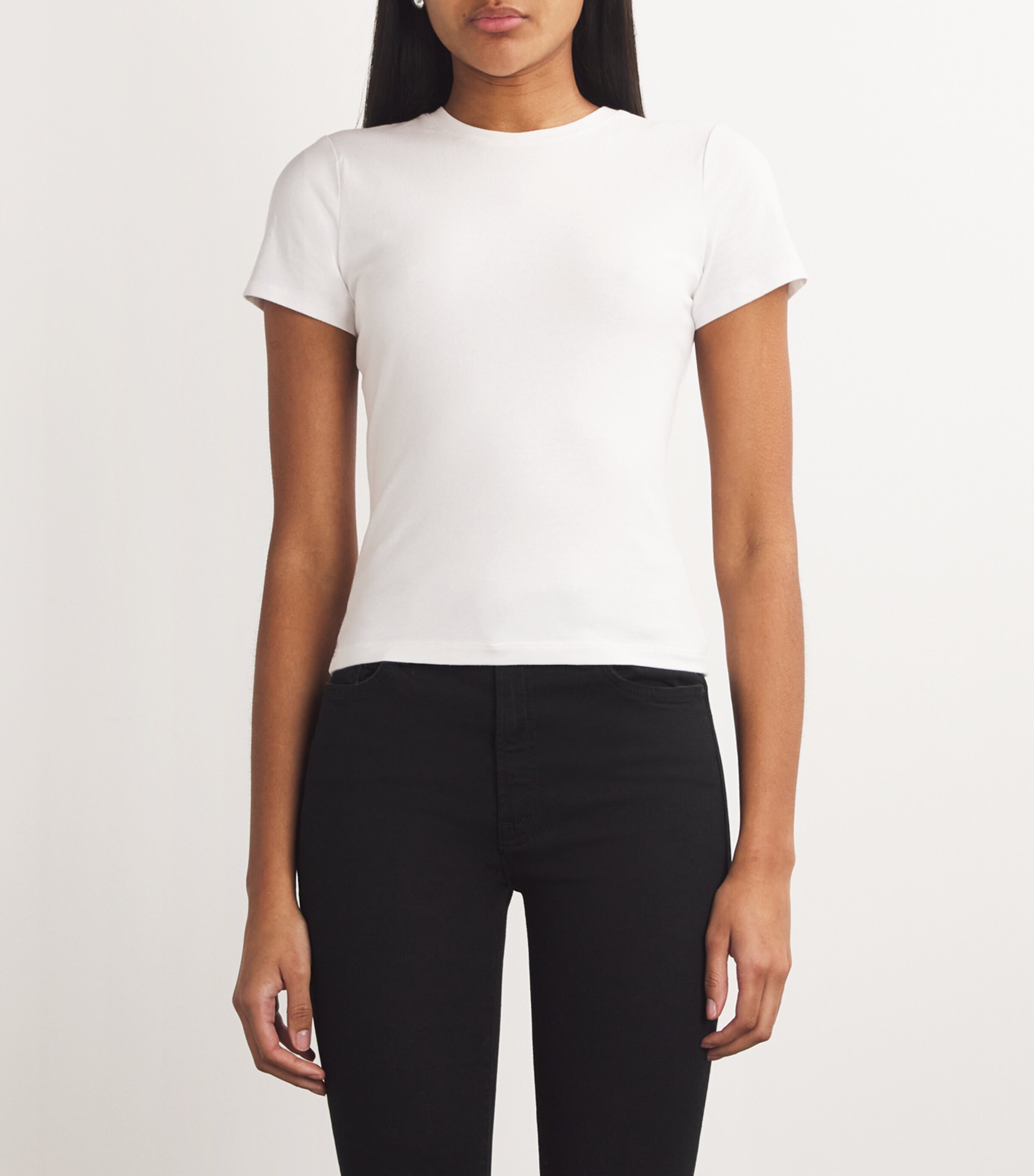 Stretch-Cotton Baby T-Shirt WHITE001 Image 3