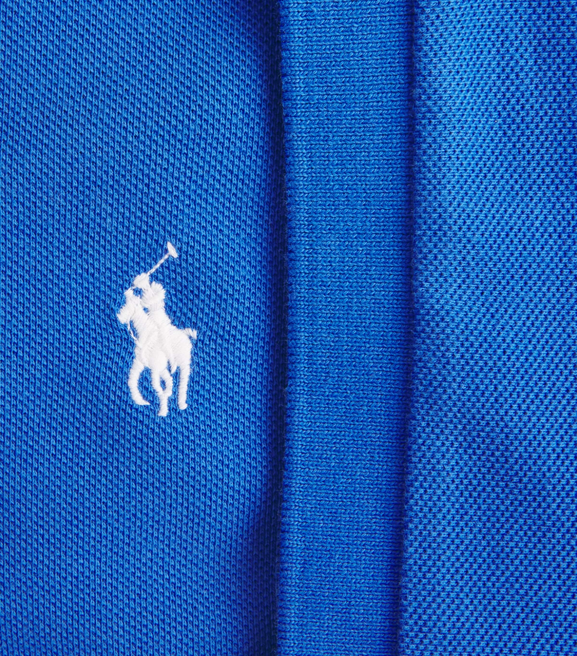 Polo Ralph Lauren Mens Cotton Mesh Classic-Fit Polo Shirt New Iris Image 6
