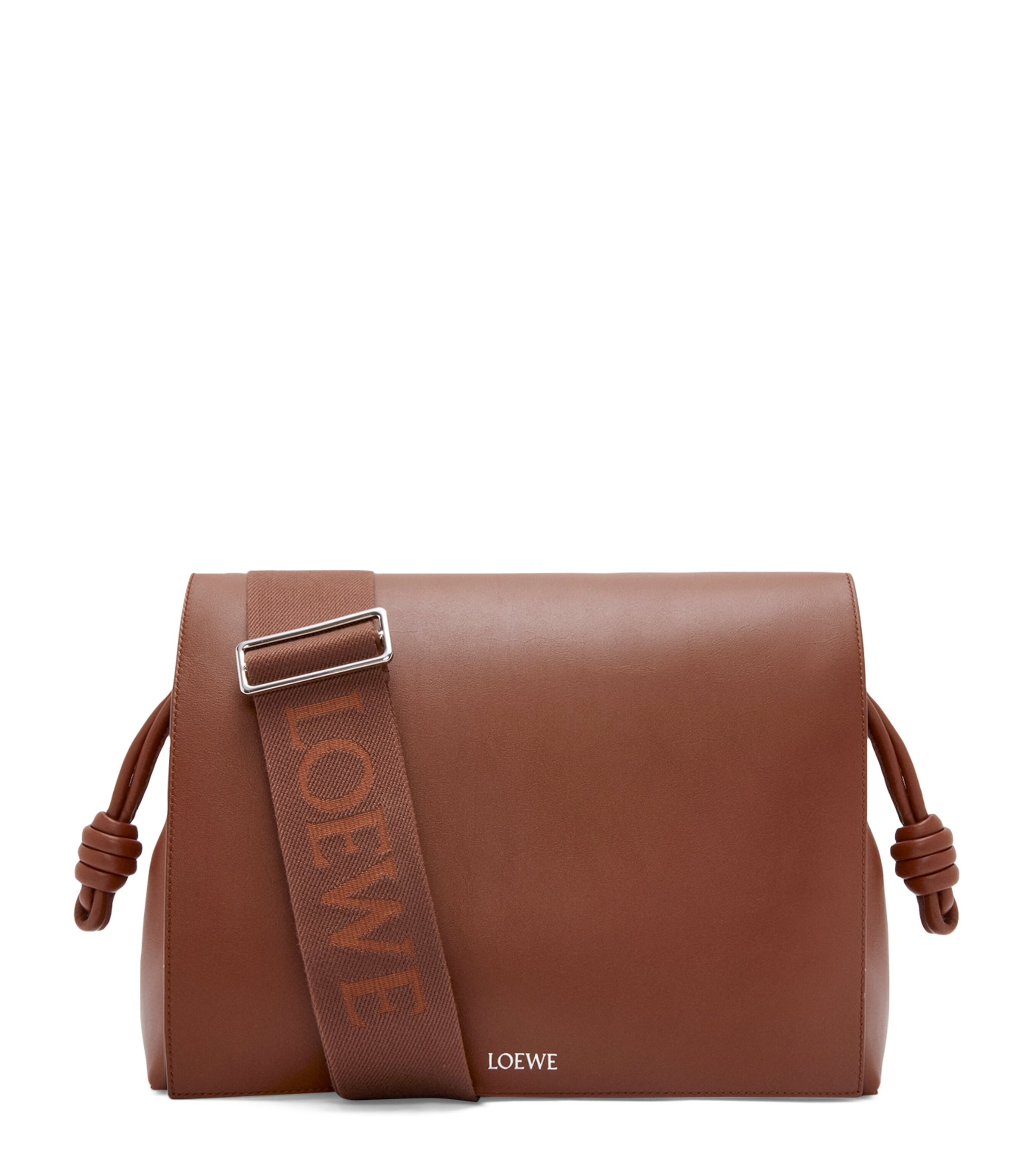 Loewe Leather Flamenco Satchel In Brown