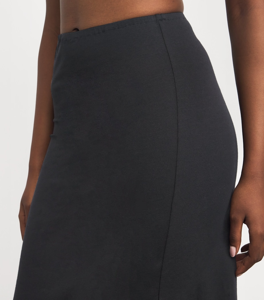 Ebony Slip Skirt RED Image 6