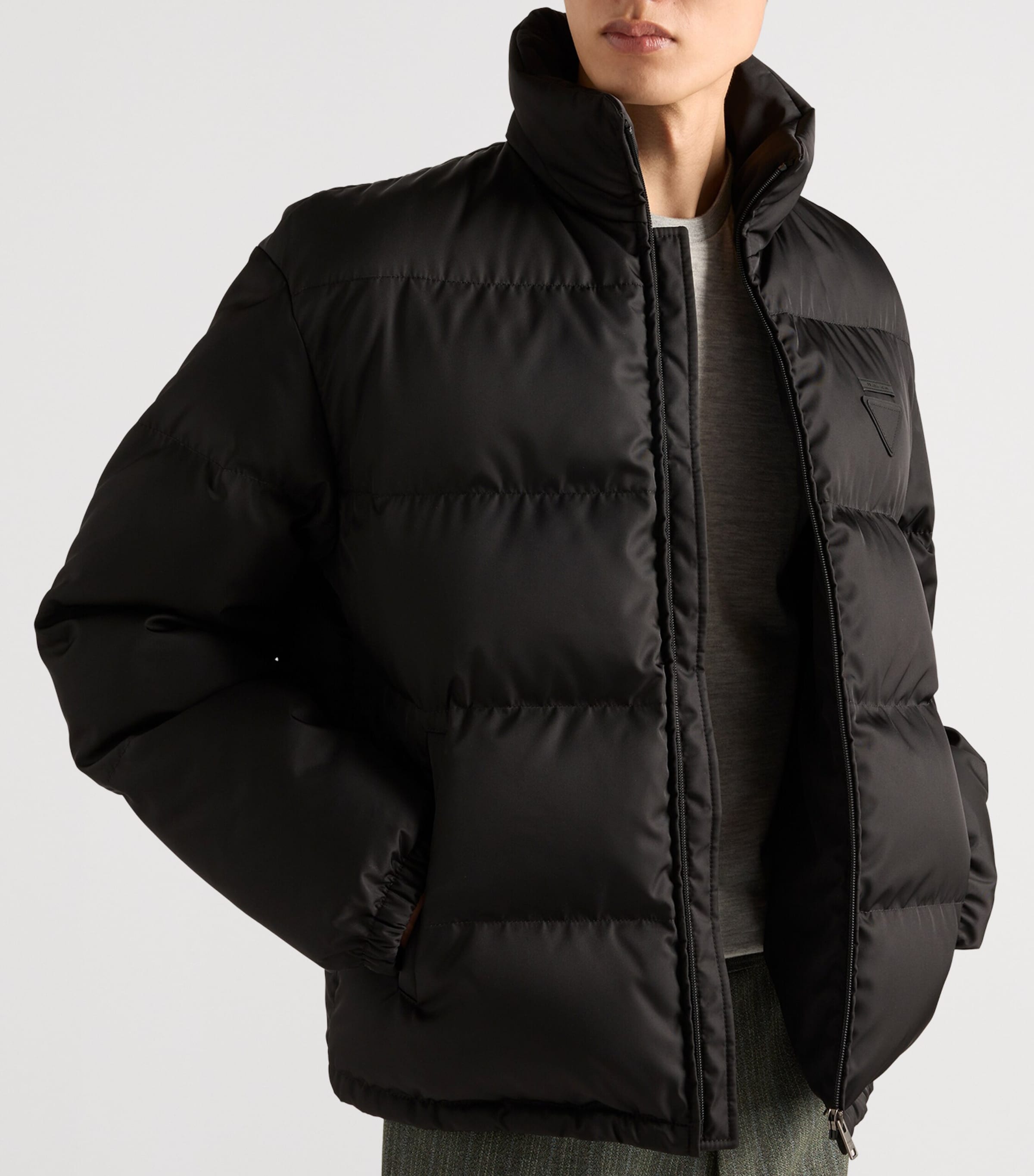 Re-Nylon Logo Puffer Jacket F0002 Image 4