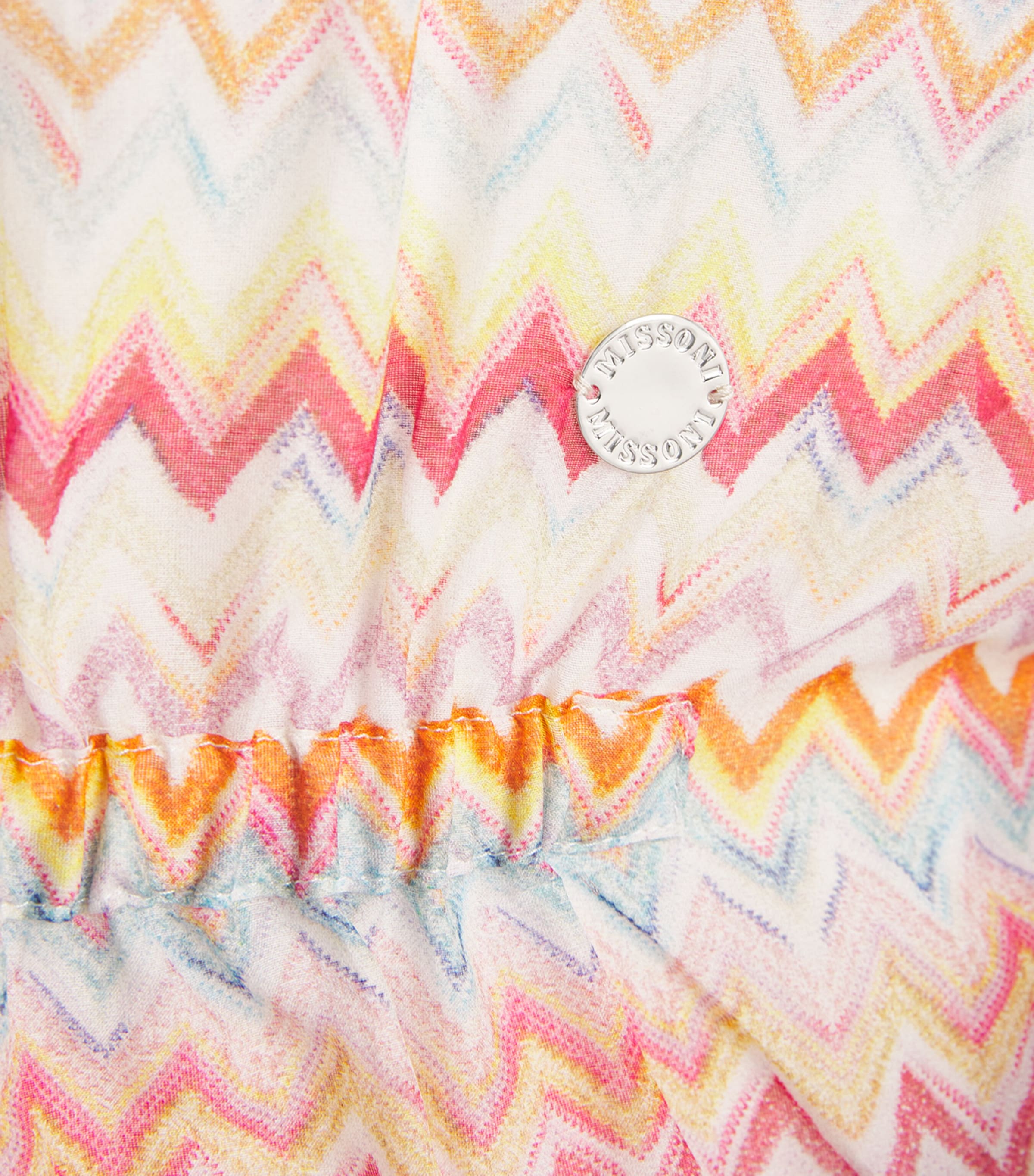 Missoni Kids Cotton-Silk Zigzag Dress (6-14 Years) Image 3