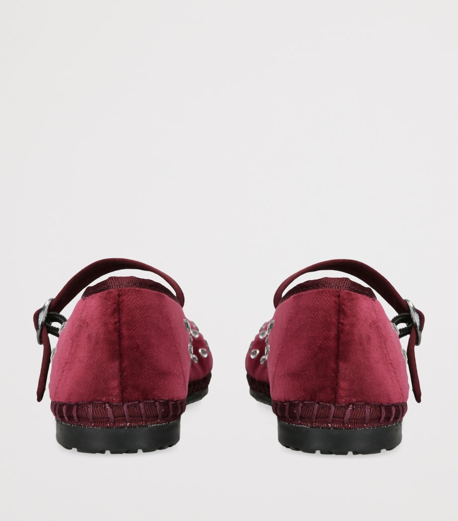 Velvet Mae Ballet Flats WINE Image 2