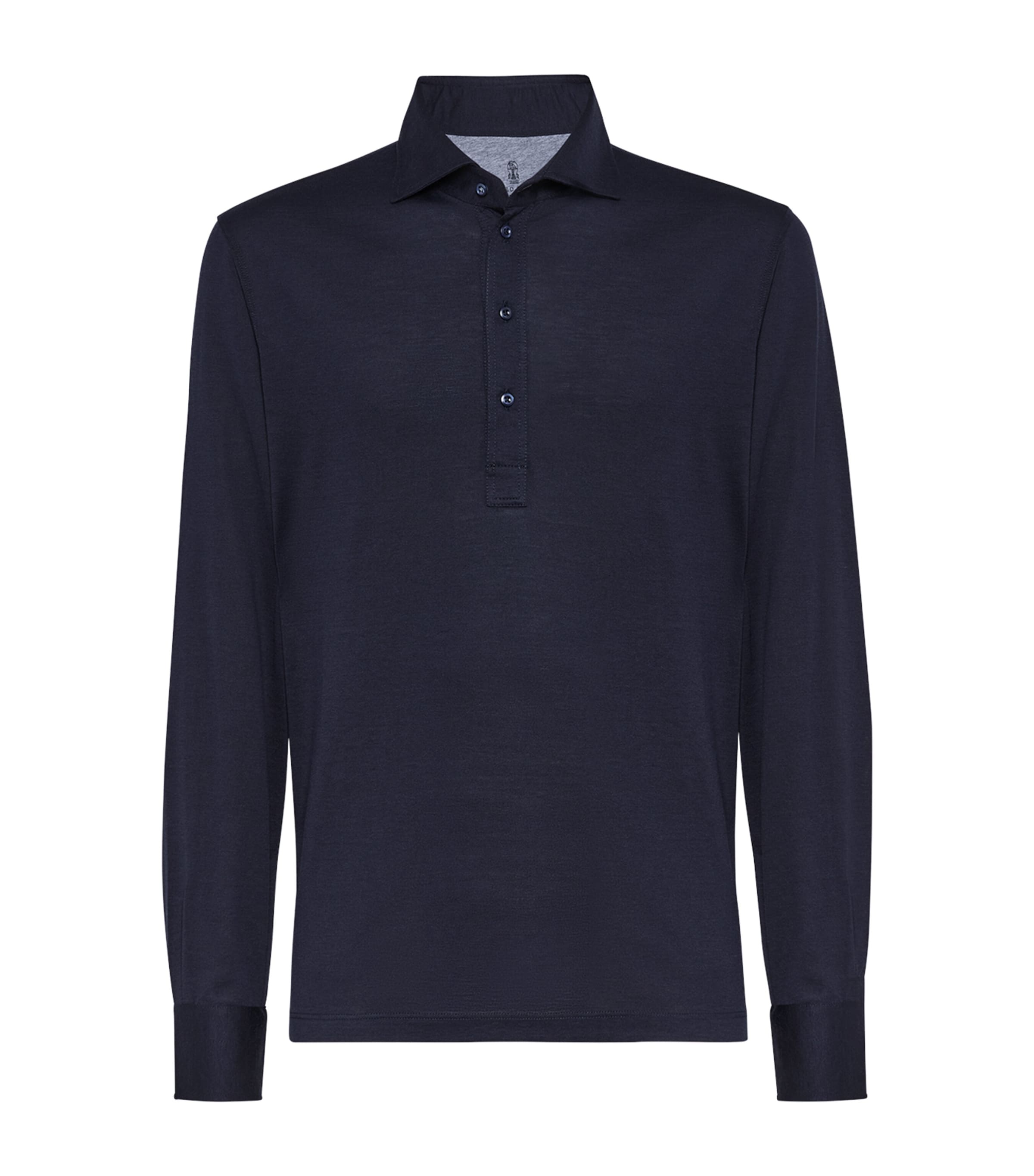 Silk-Cotton Polo Shirt C4425 Image 1