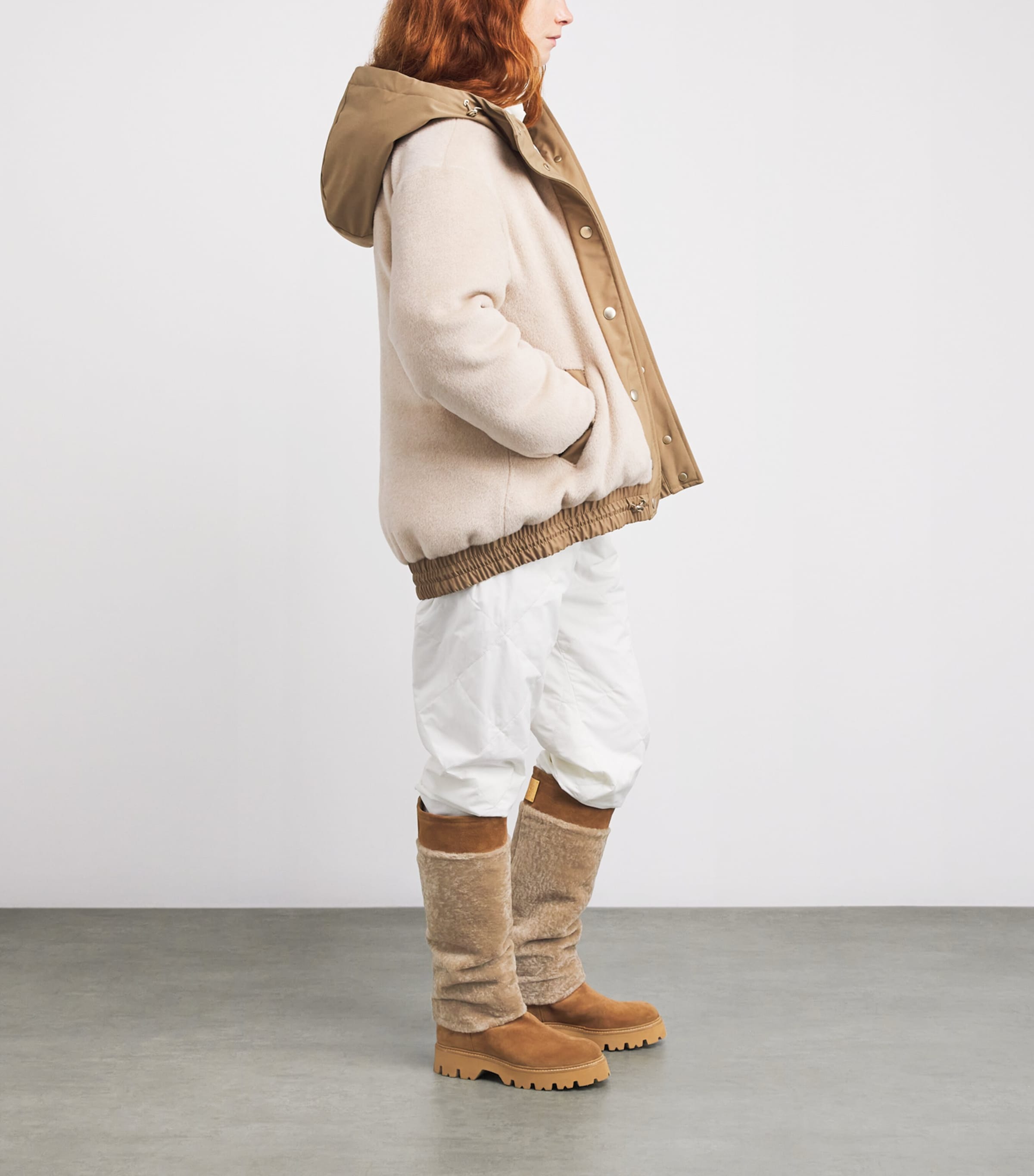 Sheepskin Knee-High Boots VICUNA Image 6