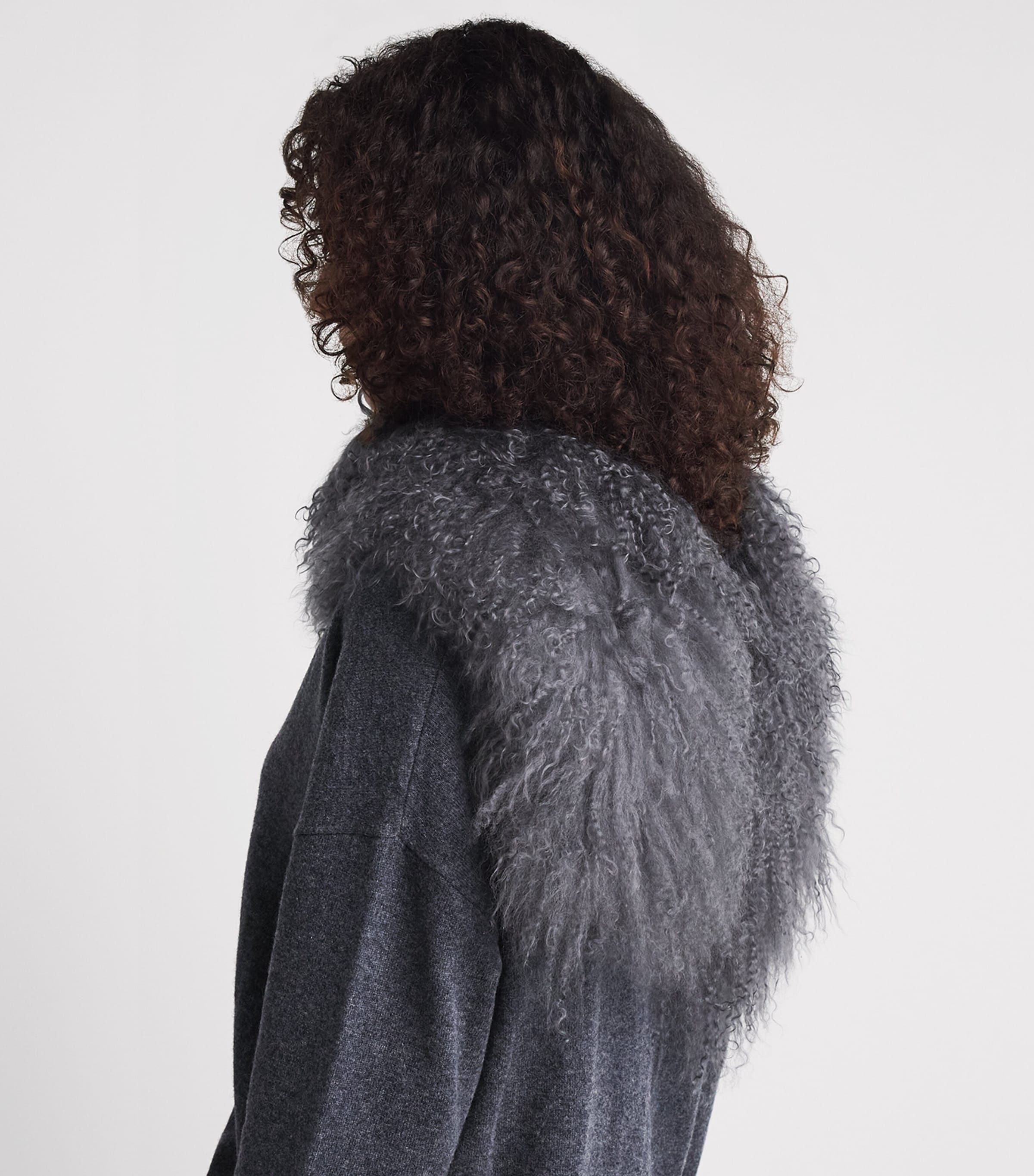Yves Salomon Lamb Scarf Image 3