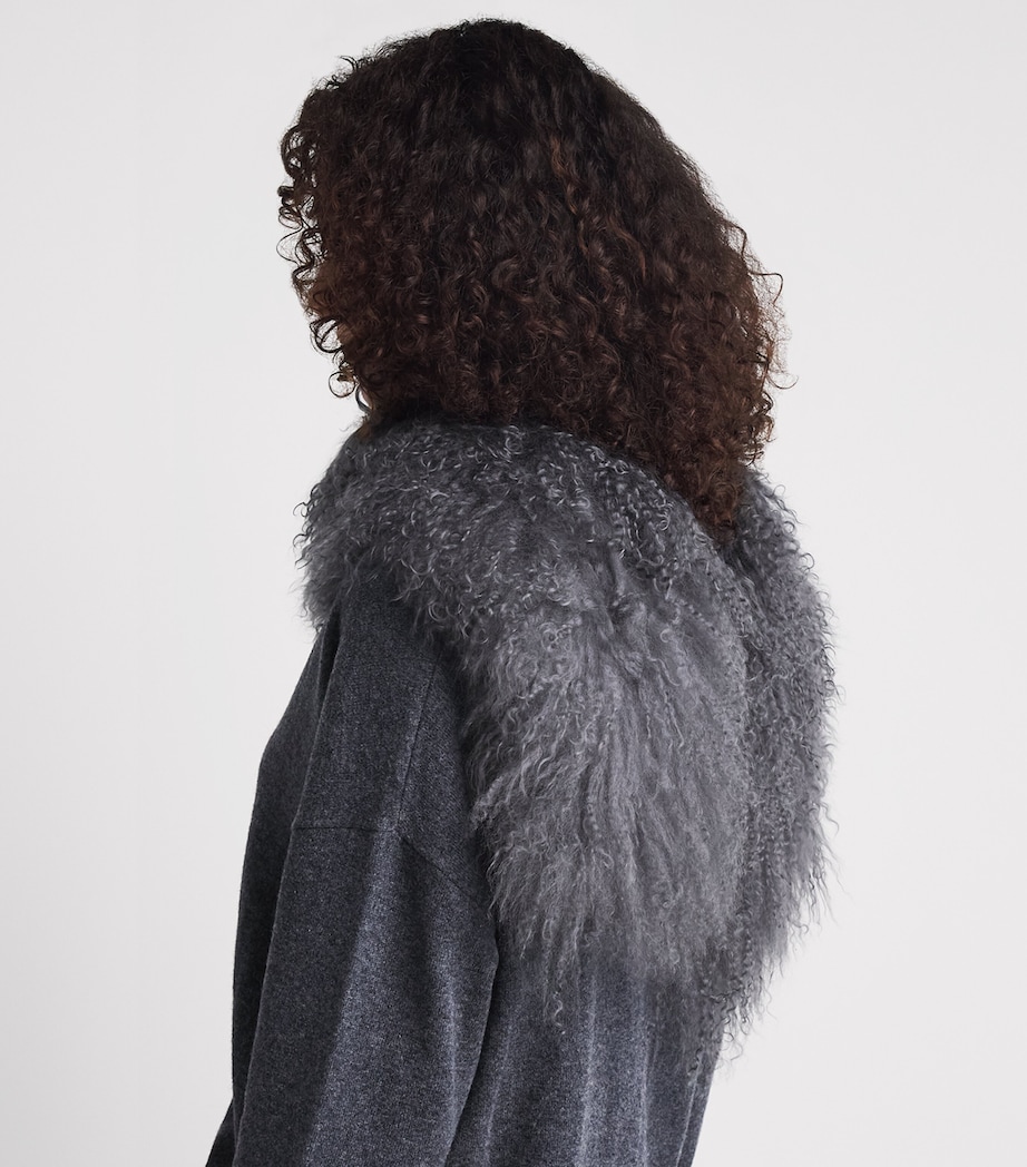 Yves Salomon Lamb Scarf Image 3