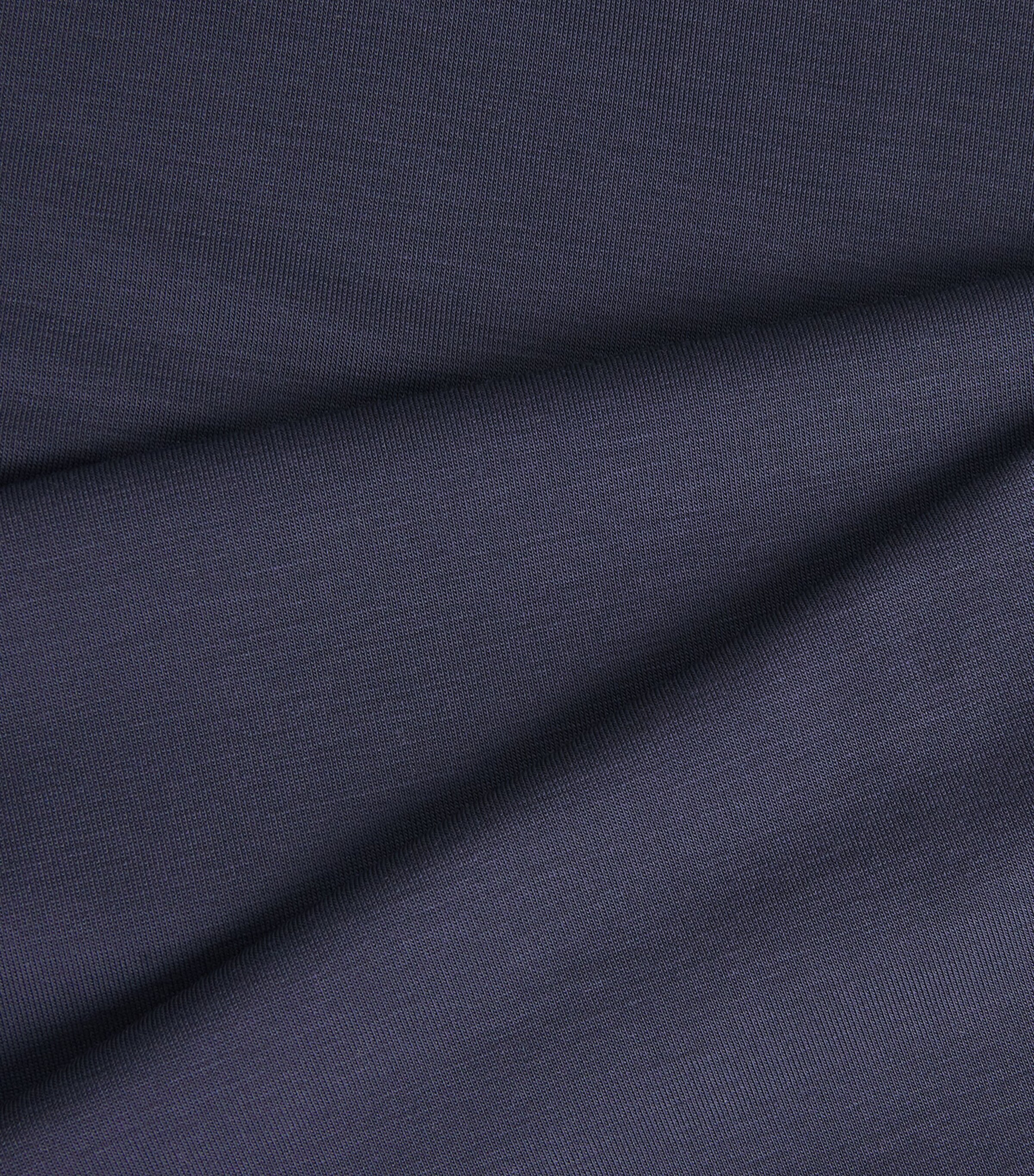 Sunspel Mens Stretch-Tencel T-Shirt Buaa Navy Image 5