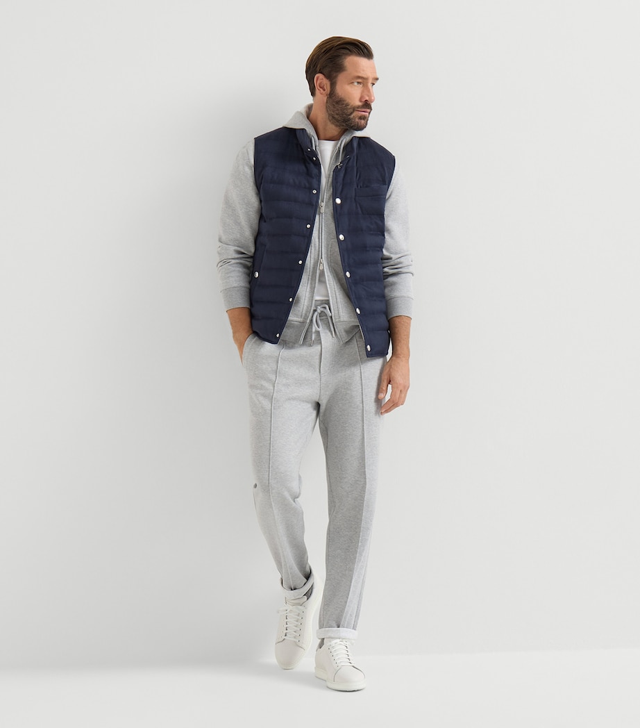 Brunello Cucinelli Leather Lace-Up Sneakers Image 5