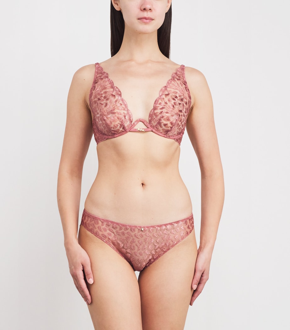 Crazy in Love Triangle Bra WARM PINK Image 2