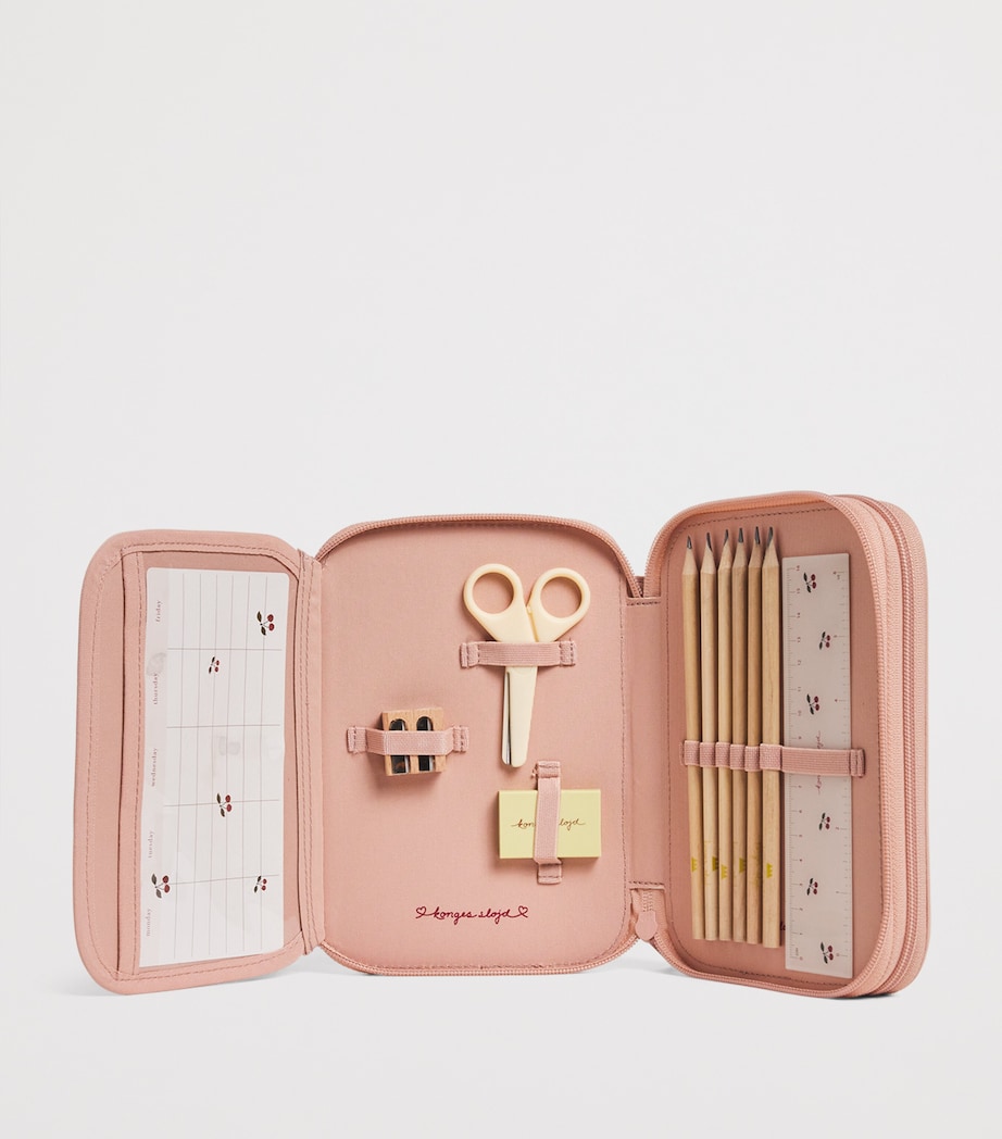 Cherry Clover Filled Pencil Case S30036MAHOGANY ROSE Image 2