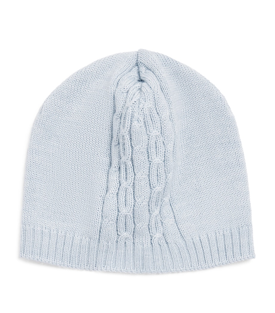 Bimbalo Wool-Blend Beanie (1-24 Months) Pale Blue Image 1