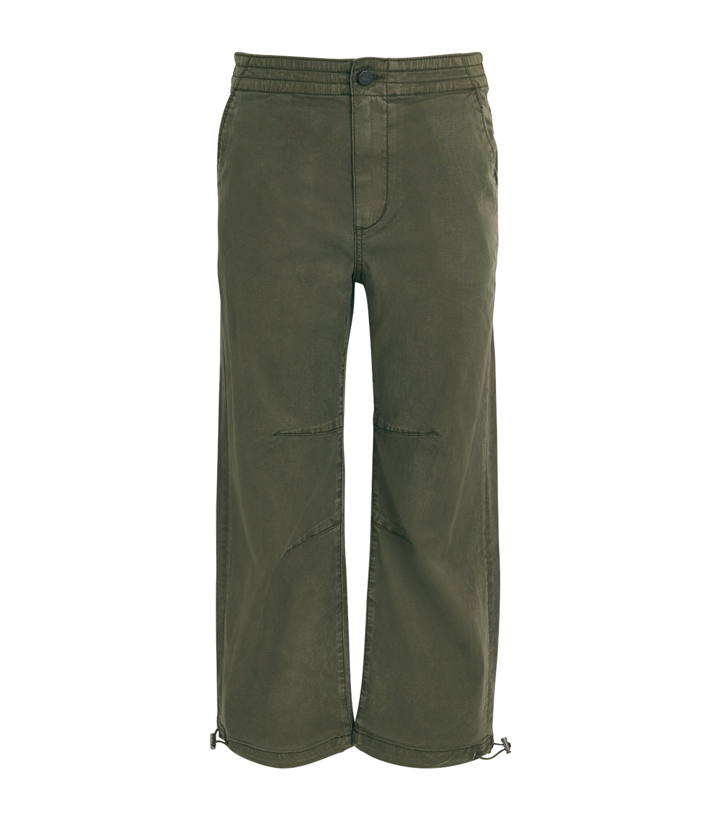 Paige Reid Jogger Straight Jeans In Green