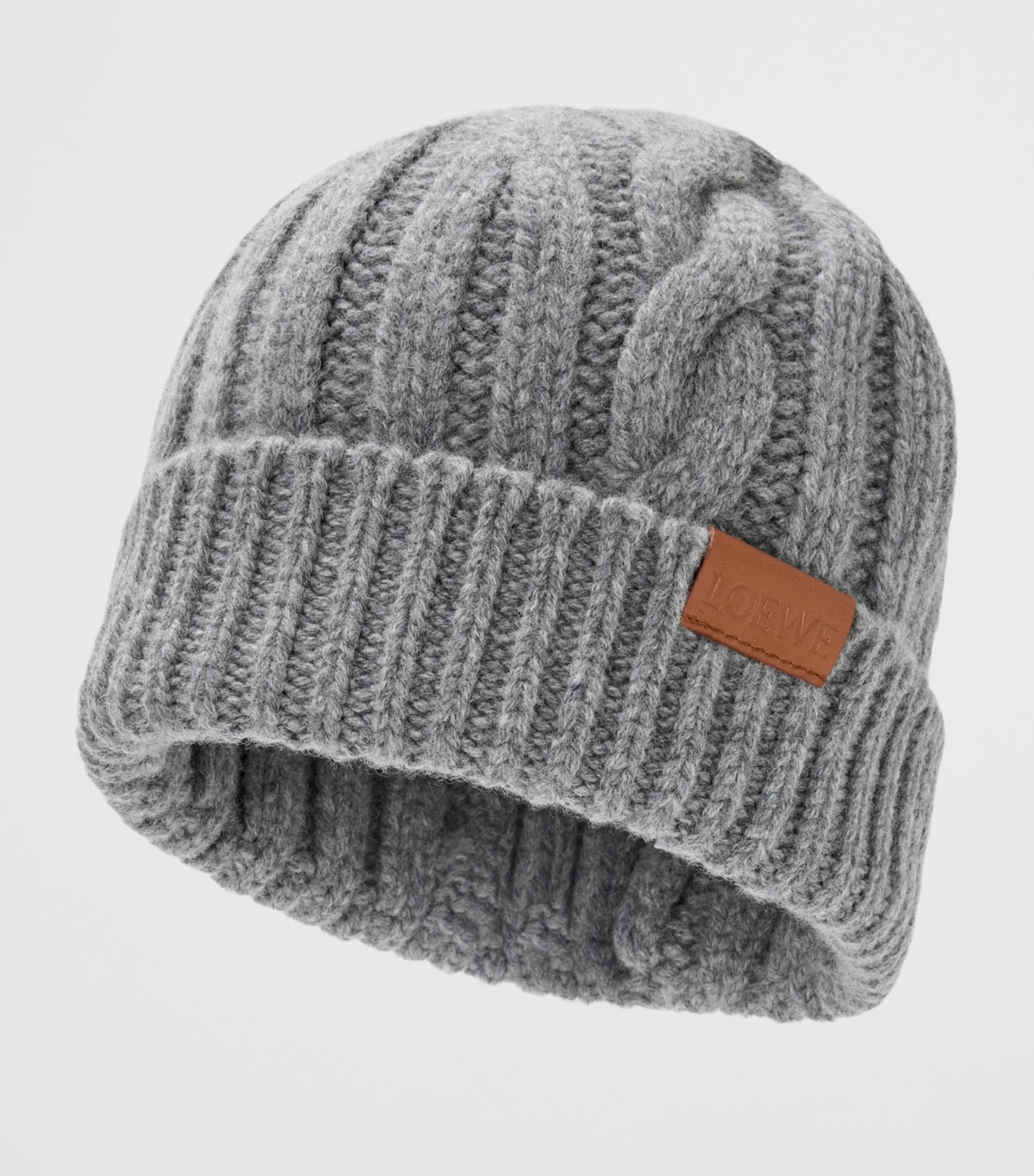 Wool Beanie GREY MELANGE Image 2