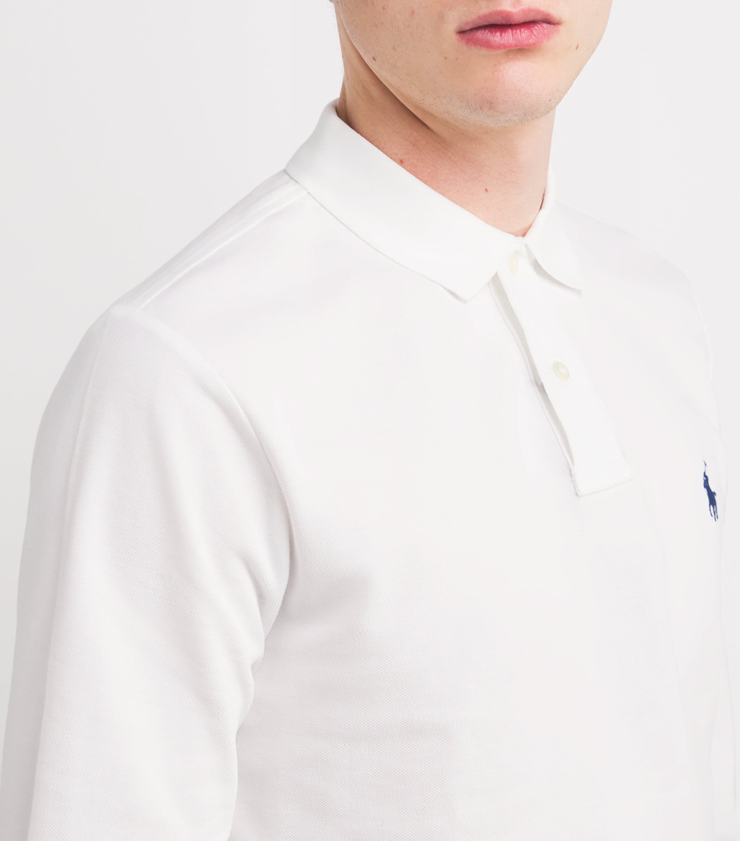 Logo Polo Shirt WHITE Image 6