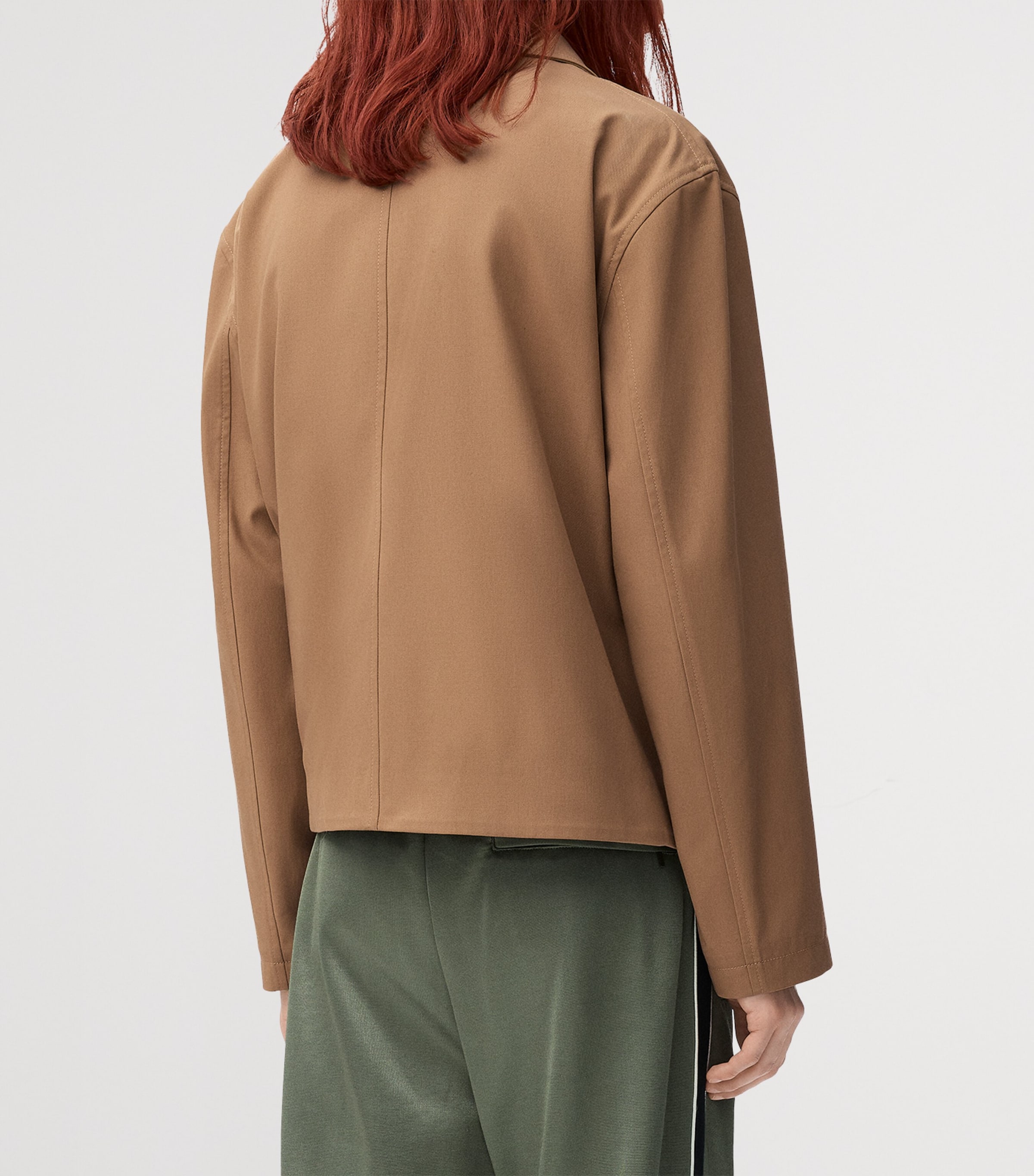 Cotton Workwear Jacket BEIGE Image 4