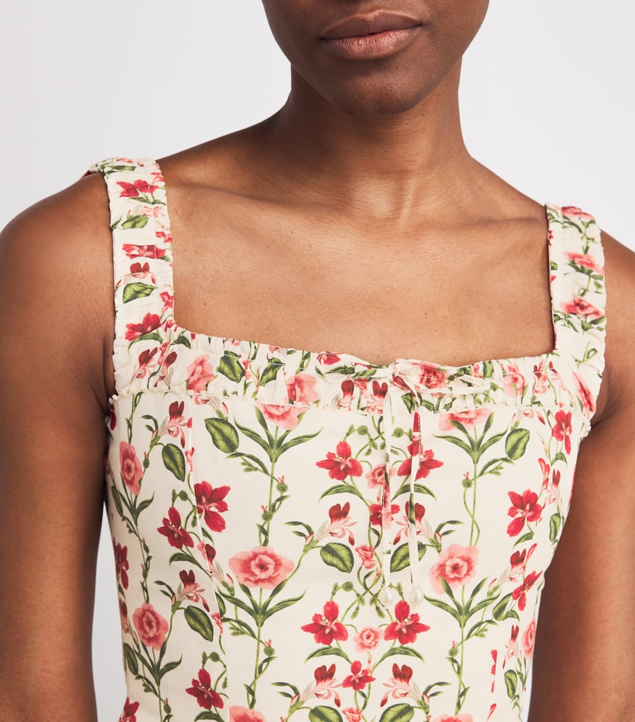Cotton Floral Mini Dress CANNA Image 6