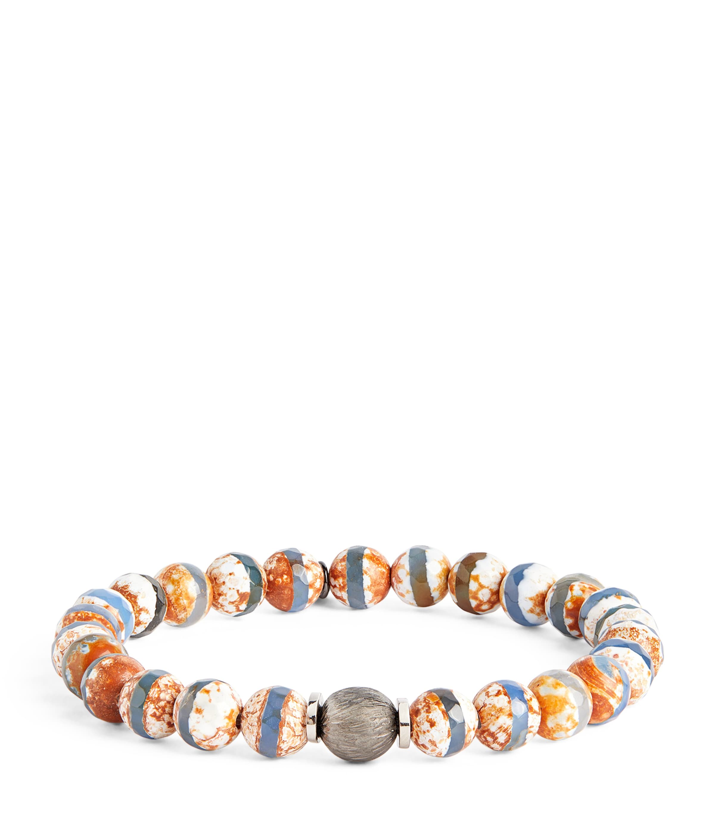 Tateossian Ruthenium-plated Lhasa Graffiato Bracelet