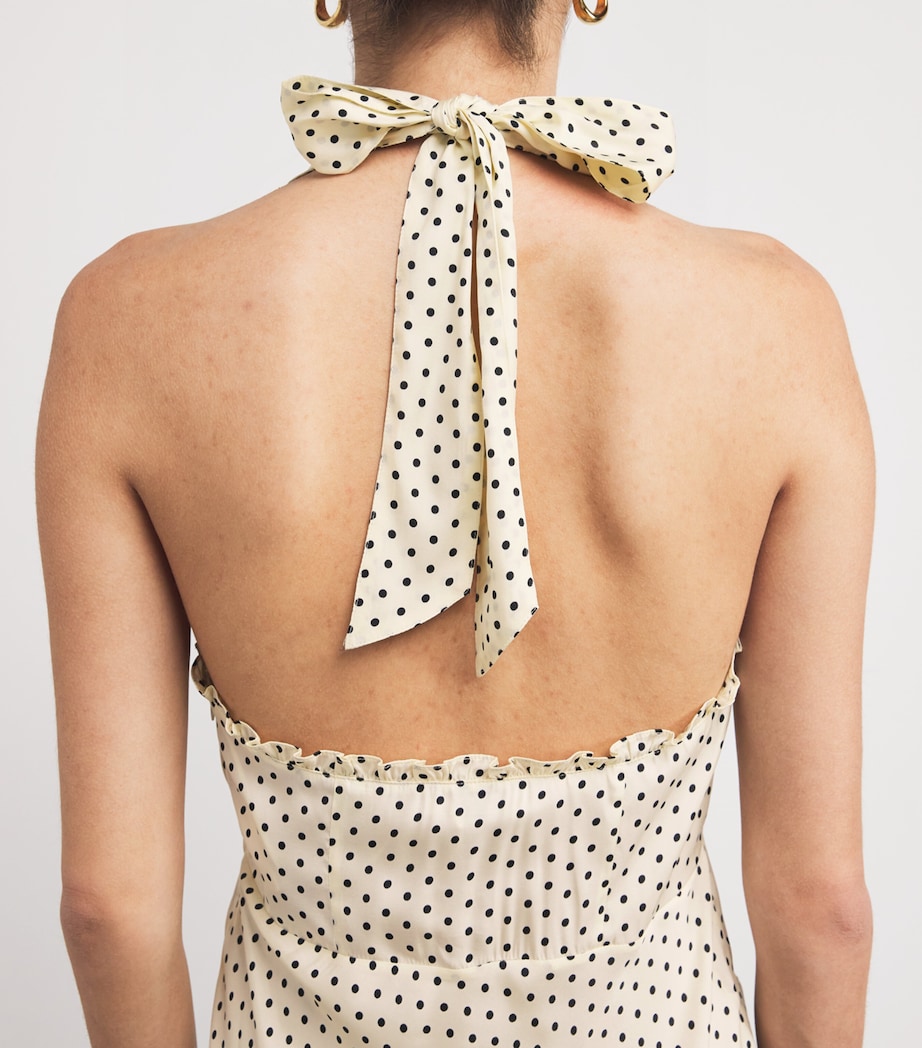 Polka Dot Mazarin Midi Dress PORTIA DOT Image 4