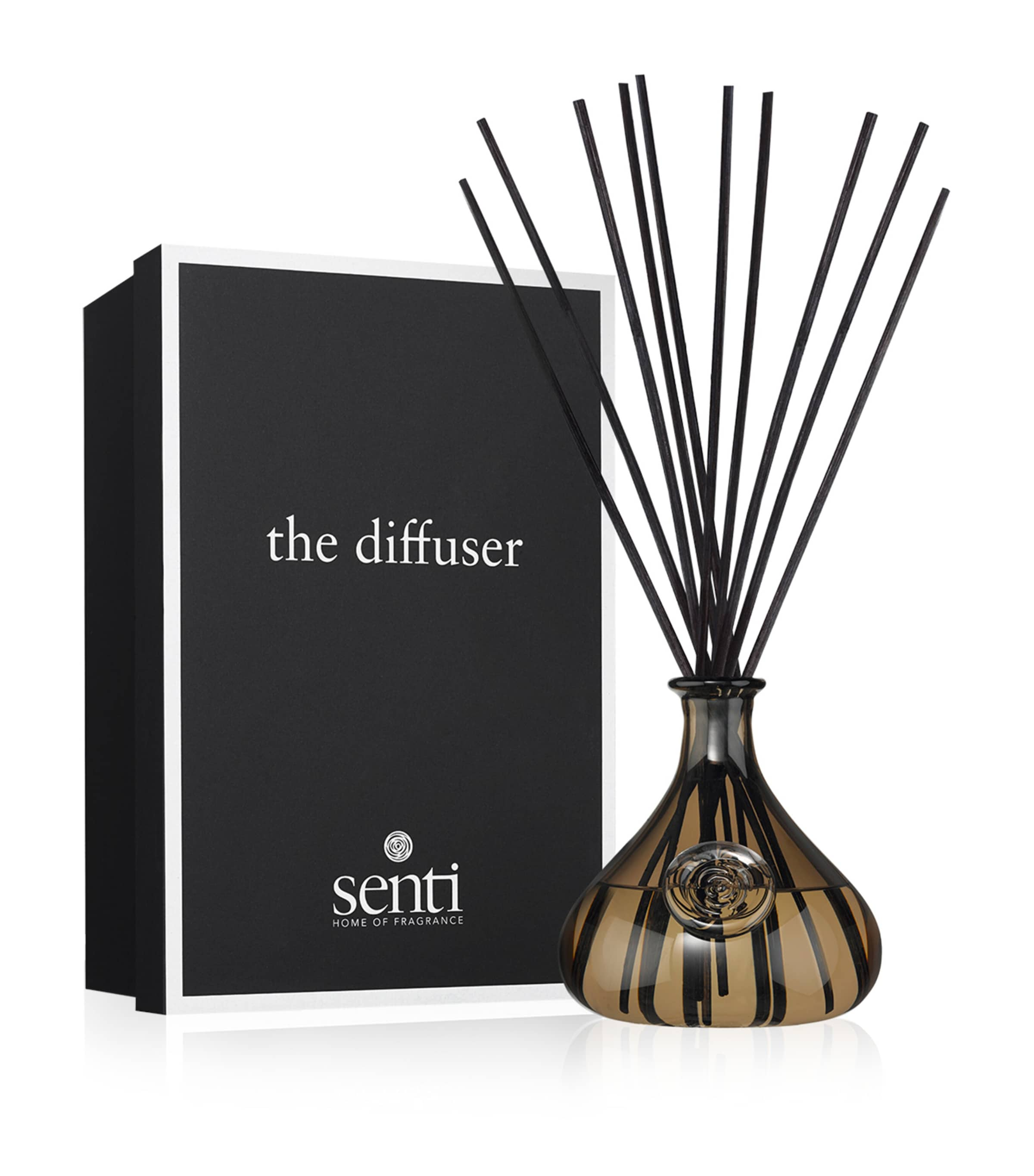 Shop Senti White Flowers Diffuser In Clear