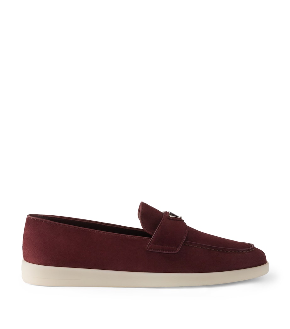 Suede Triangle Loafers F0007 Image 1