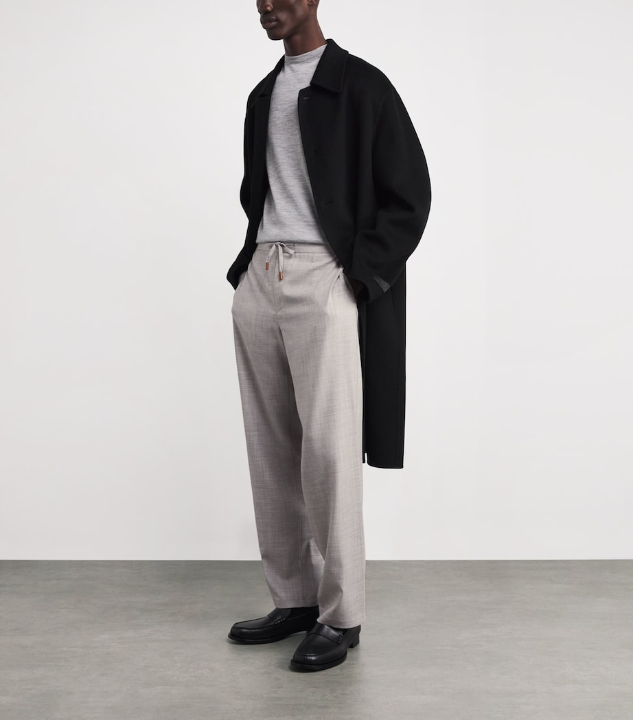 Cashmere-Linen Trousers 22 GREY Image 2