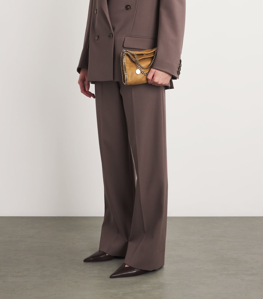 Mini Falabella Shaggy Deer Tote Bag 9967 AMBER Image 2