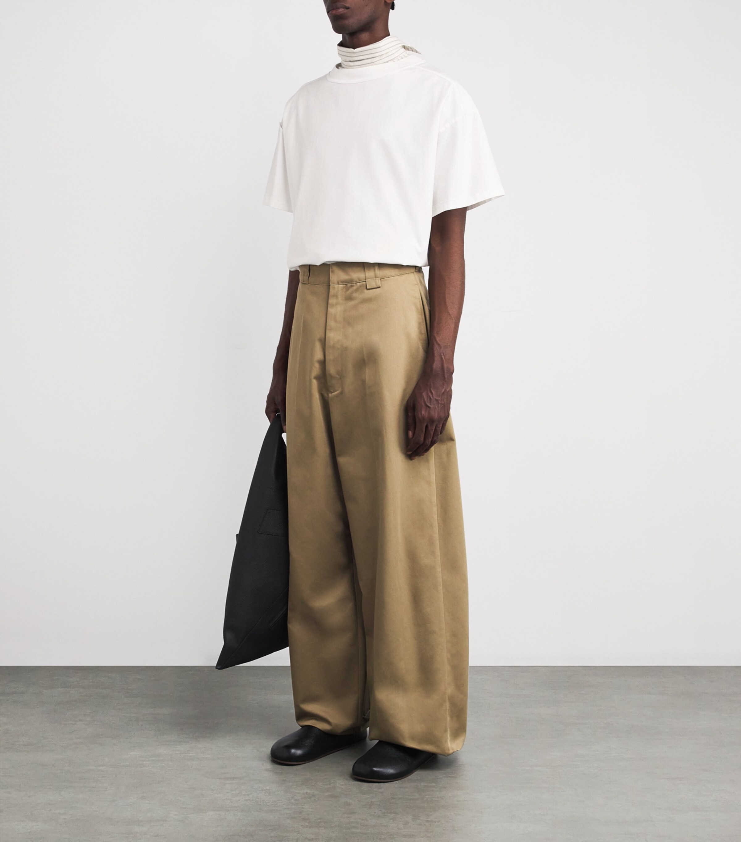 Maison Margiela Mens Cotton Layered Shirt Image 2