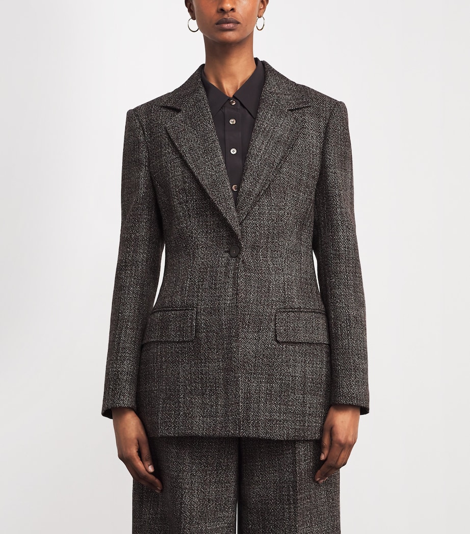 Virgin Wool Fallon Blazer COCOA Image 3