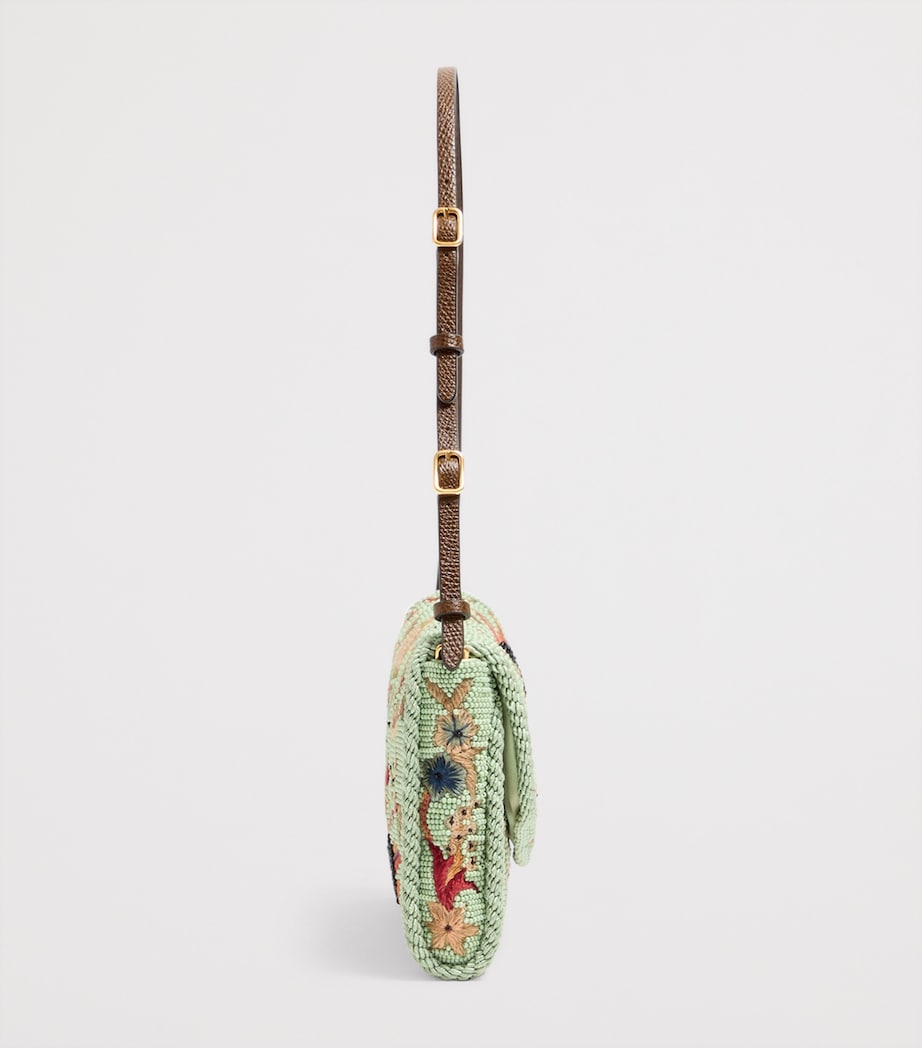 Valentino Garavani Small Embroidered DeVain Shoulder Bag Image 3