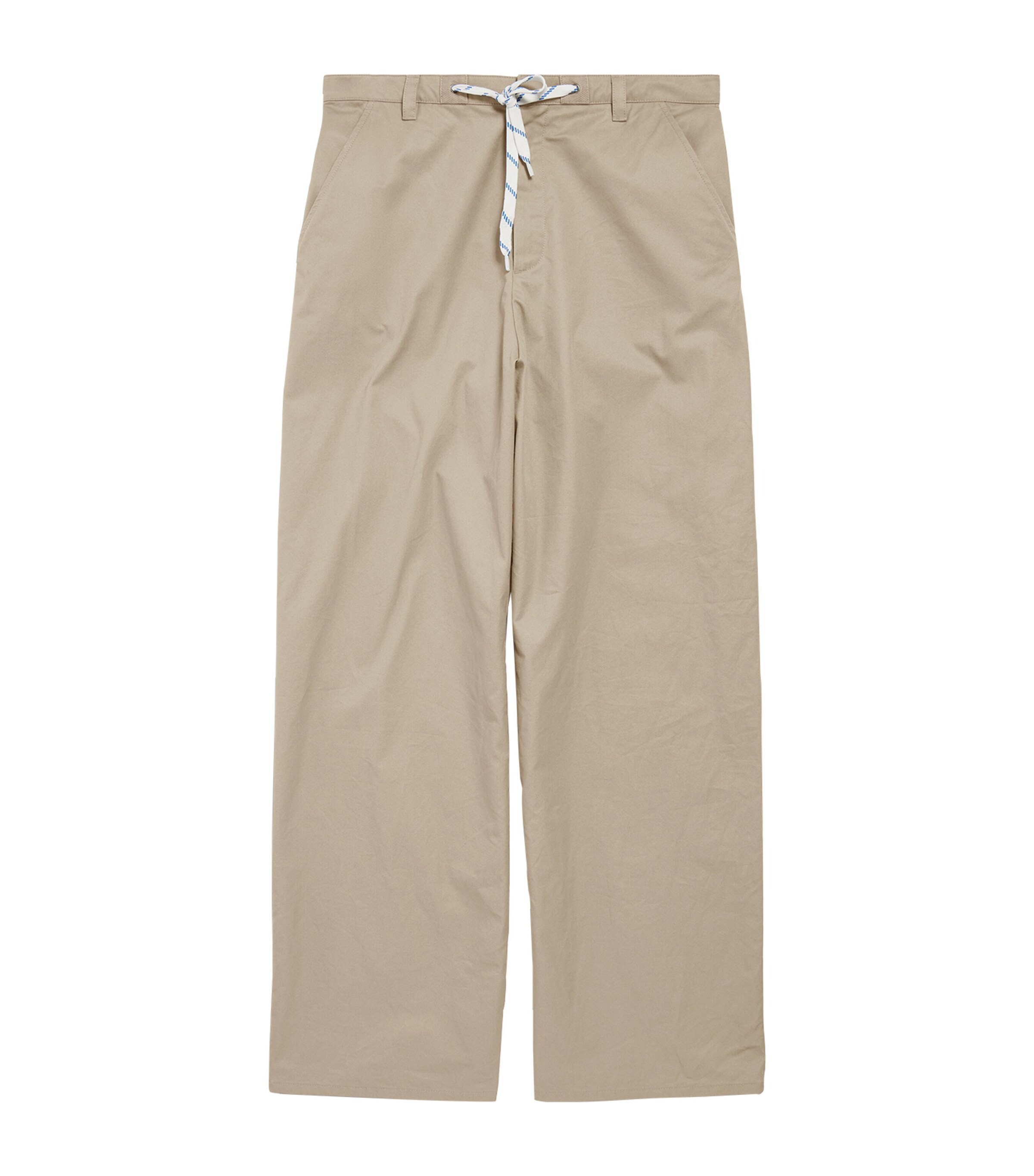 Balenciaga Mens Cotton Drawstring Oversized Chinos Image 1